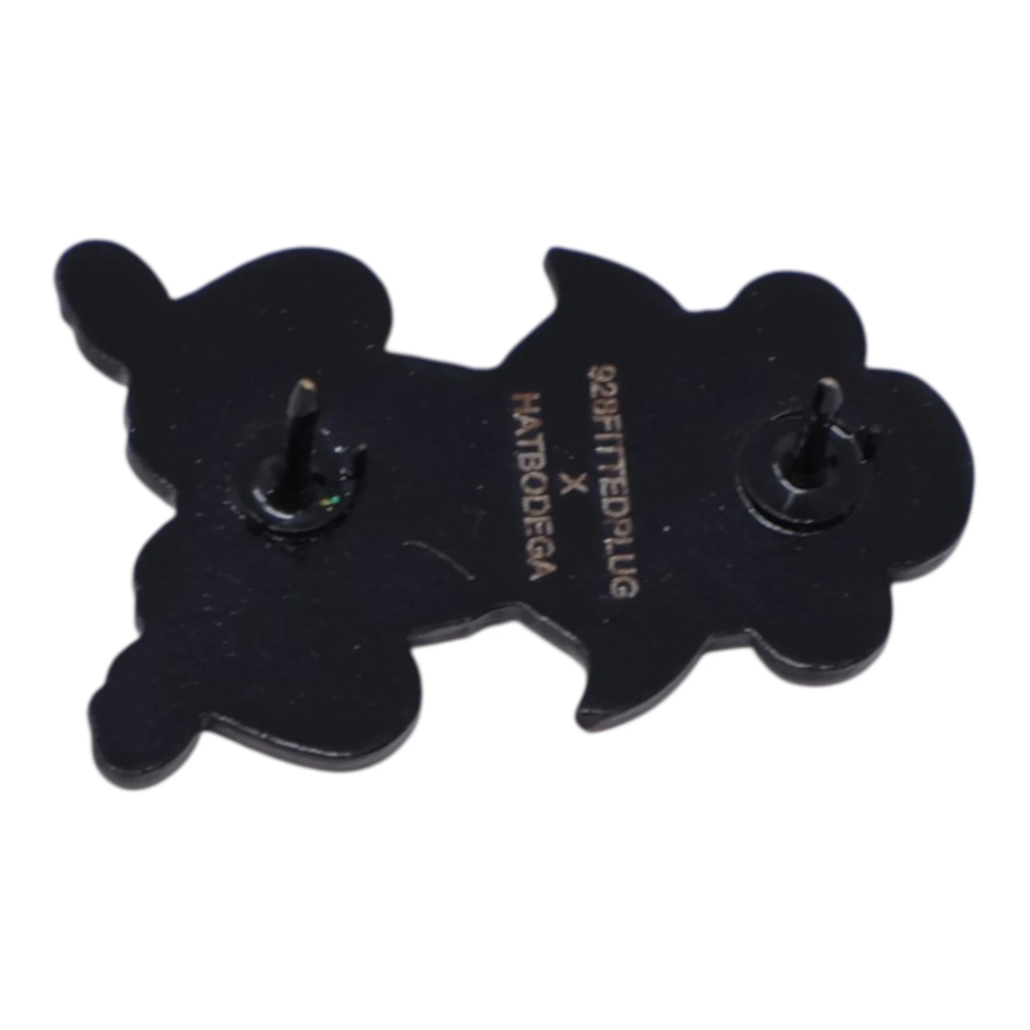 Psyco Cat Black (White Cap) Graphic Pin