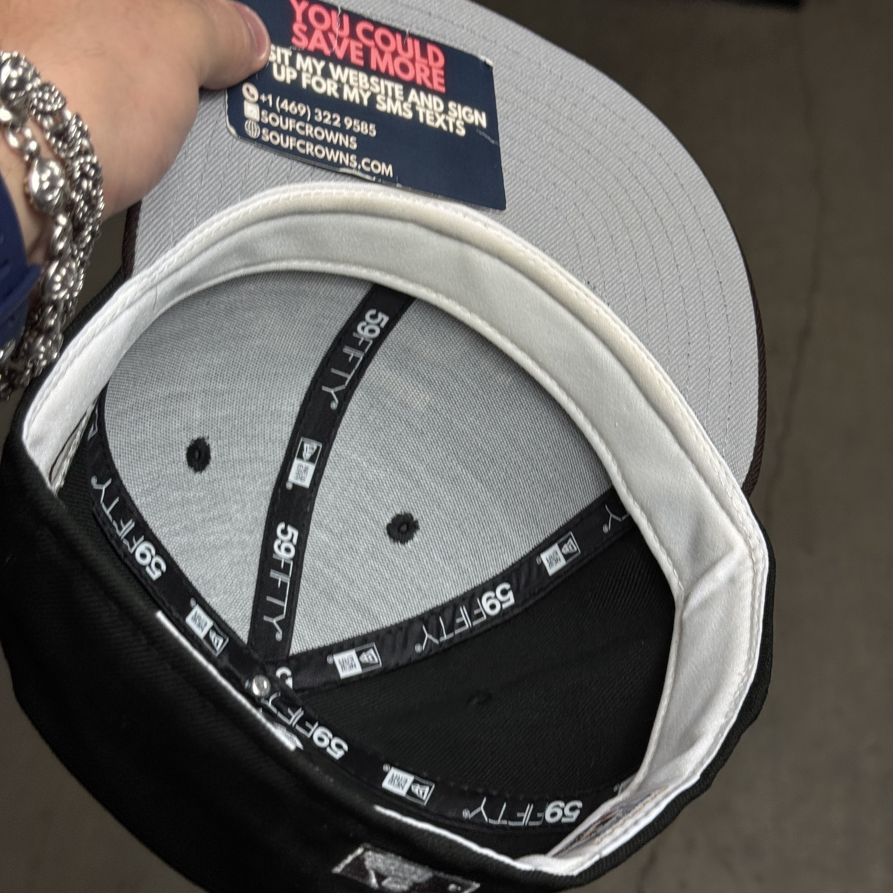 USED 3/8 Black Houston Astros Celebrating 40 Years 59fifty New Era Fitted Hat Cap