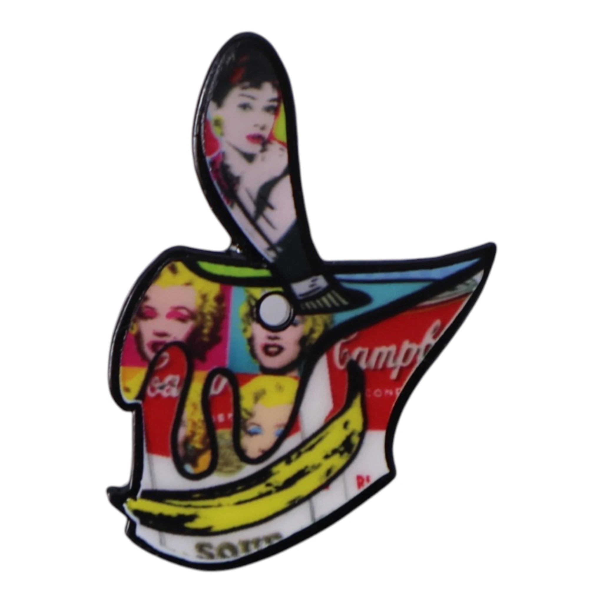 Andy Warhol Bucket Umbrella Heights Graphic Pin