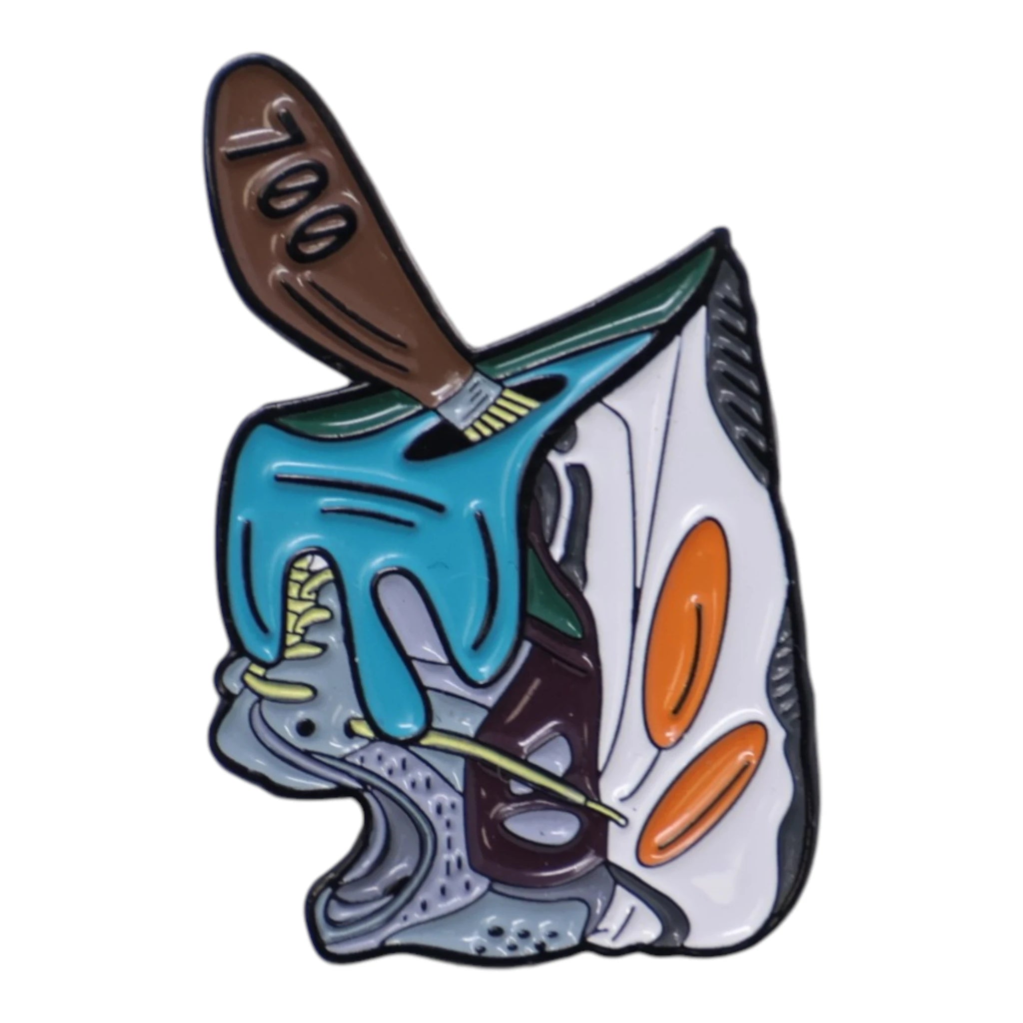 Wave Runners Bucket Umbrella Heights Graphic Pin