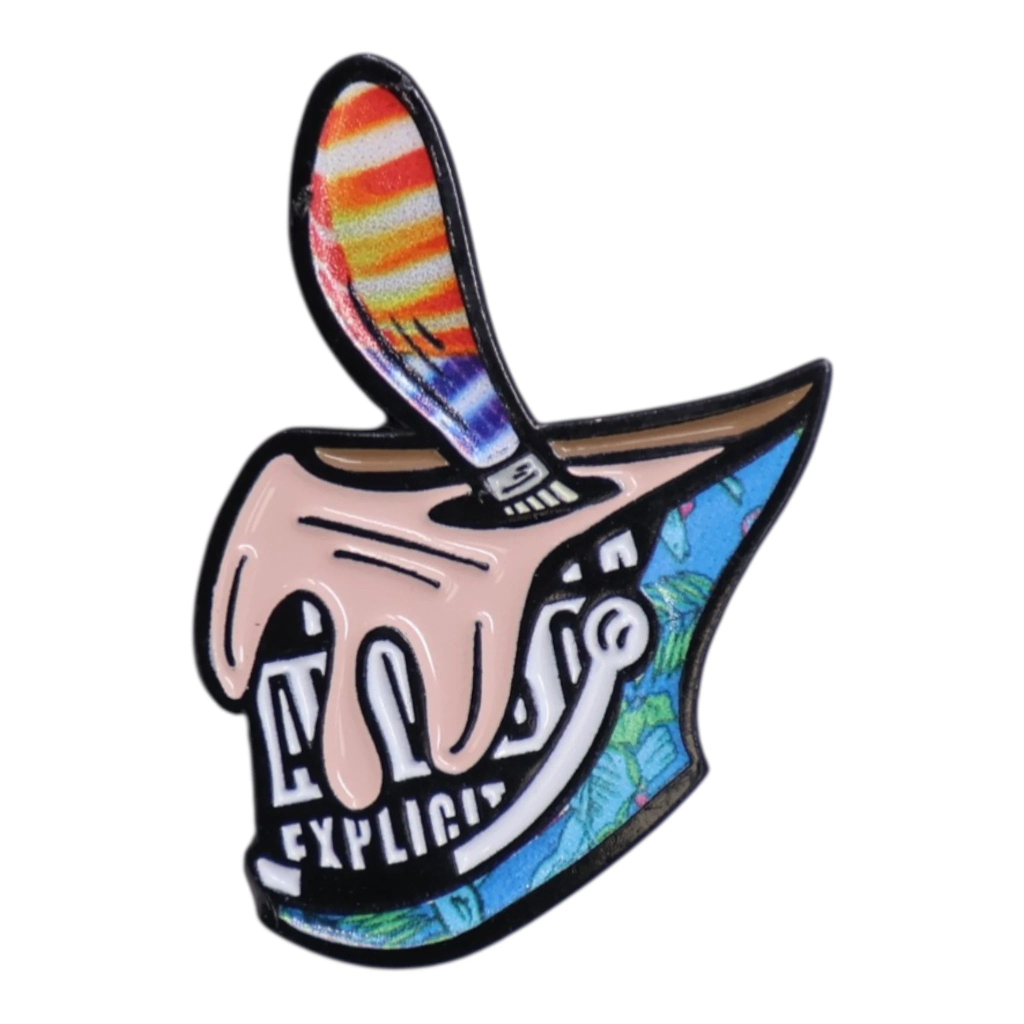 Adult Explicit Bucket Umbrella Heights Graphic Pin