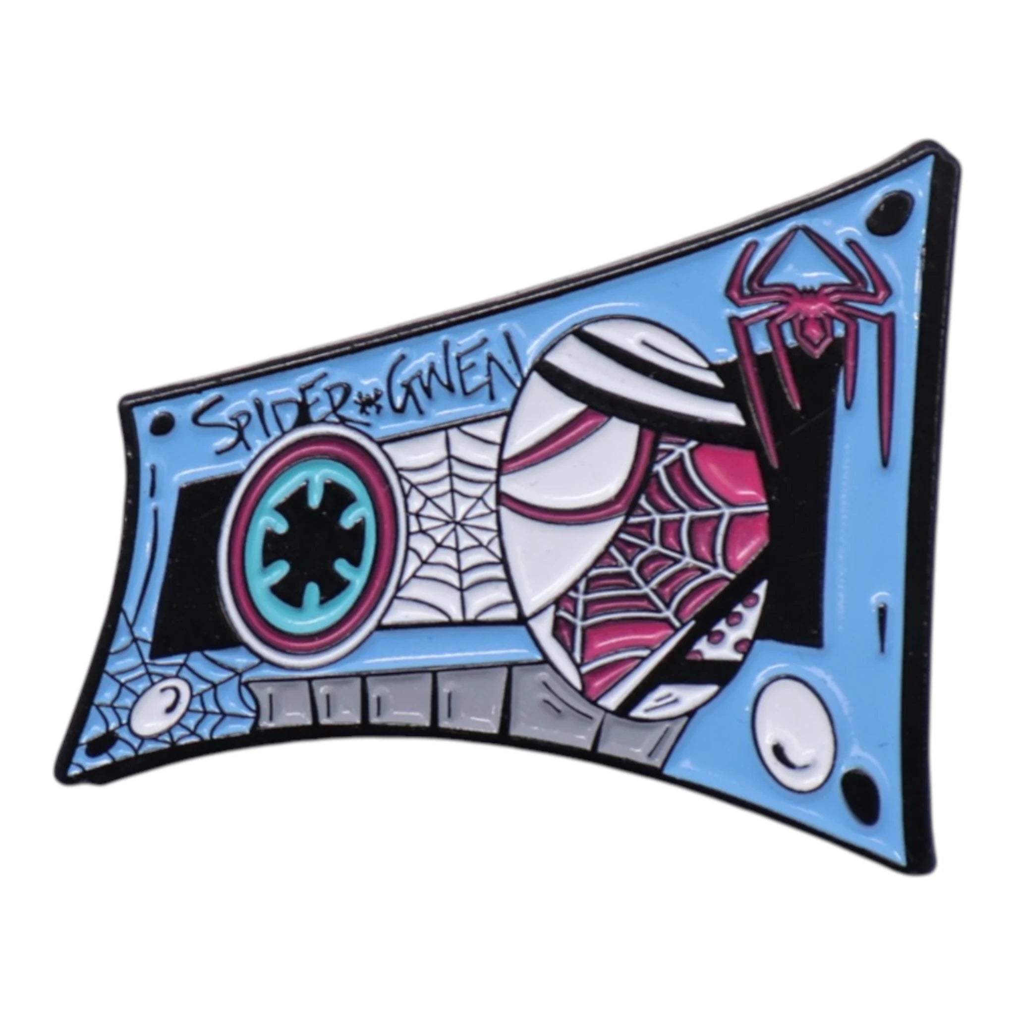 Umbrella Heights Spiderman Gwen Casette Tape Graphic Pin