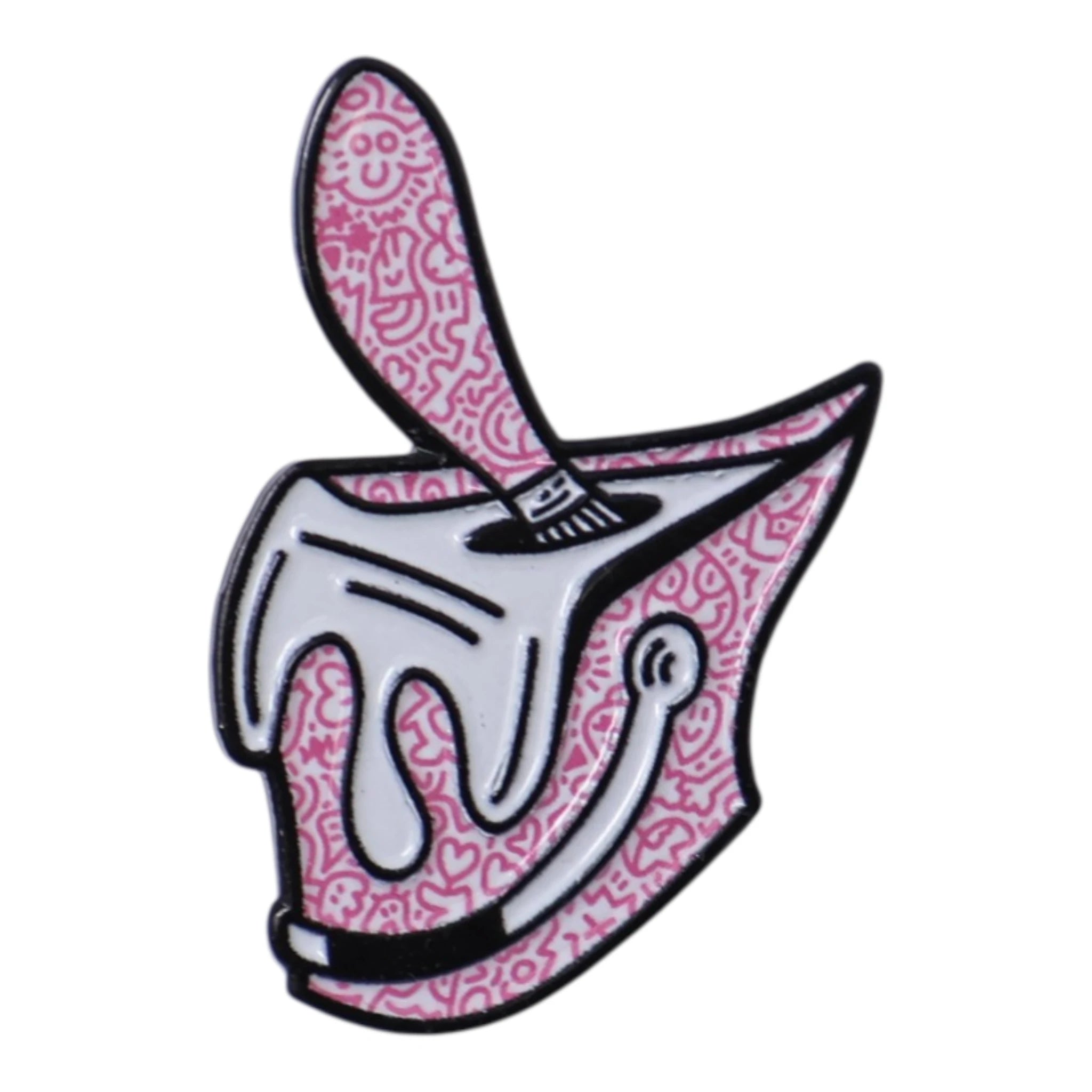 Umbrella Heights Pink Pattern Drawings Paint Bucket Graphic Pin