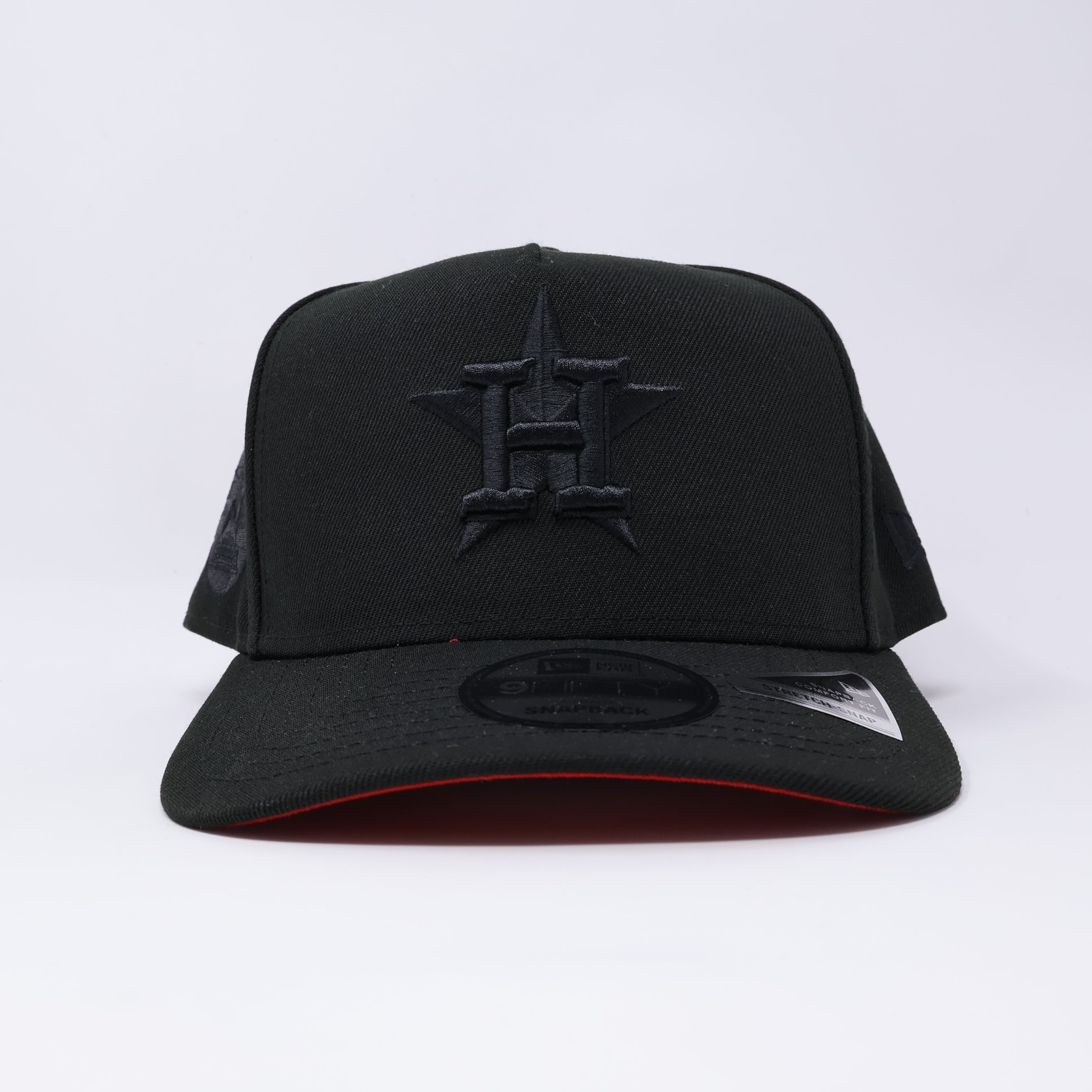 NWT Black Houston Astros 35 Great Years 9Fifty A-Frame New Era Adjustable Snapback Hat 5 Panel