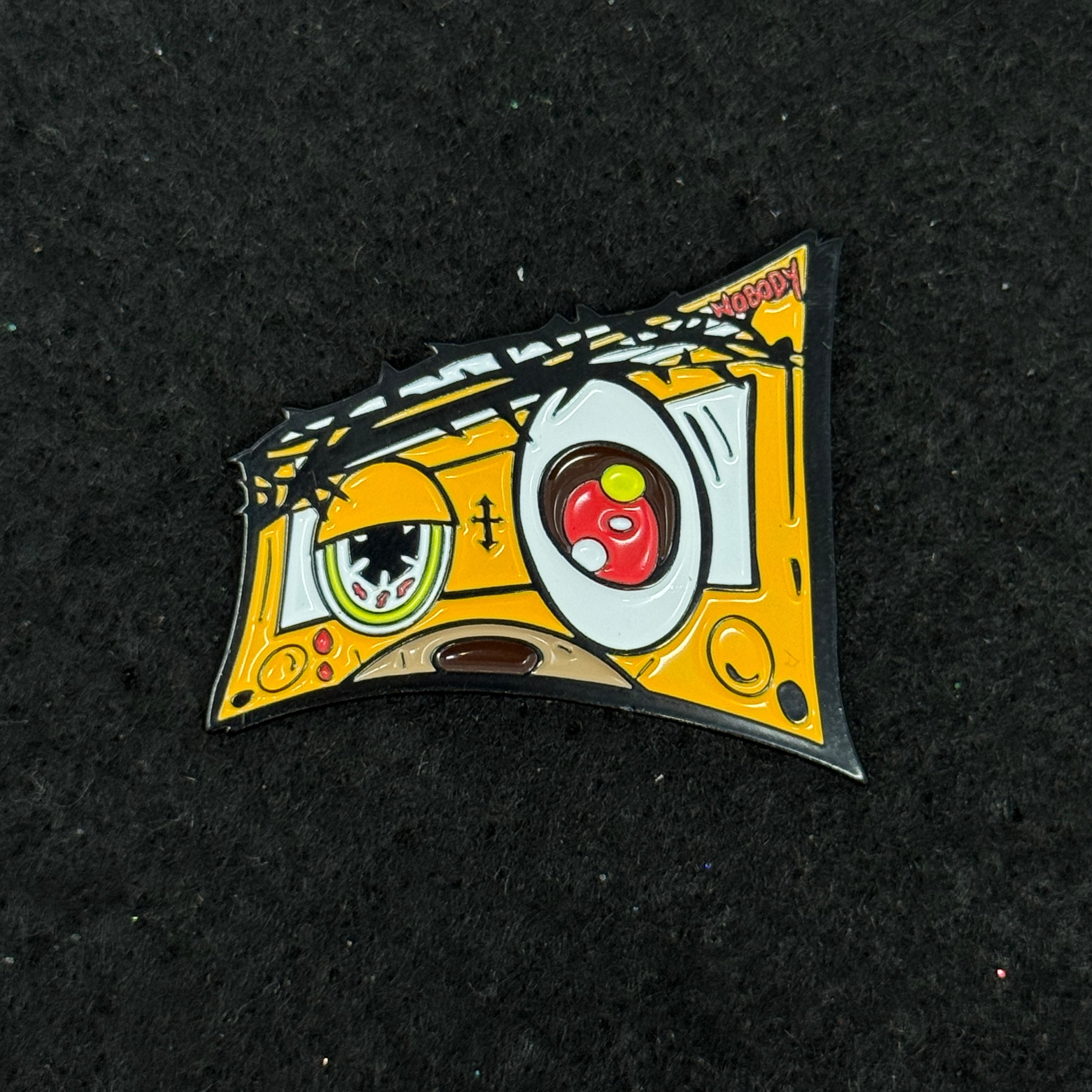 Umbrella Heights Nobody Kanye West Casette Tape Graphic Pin