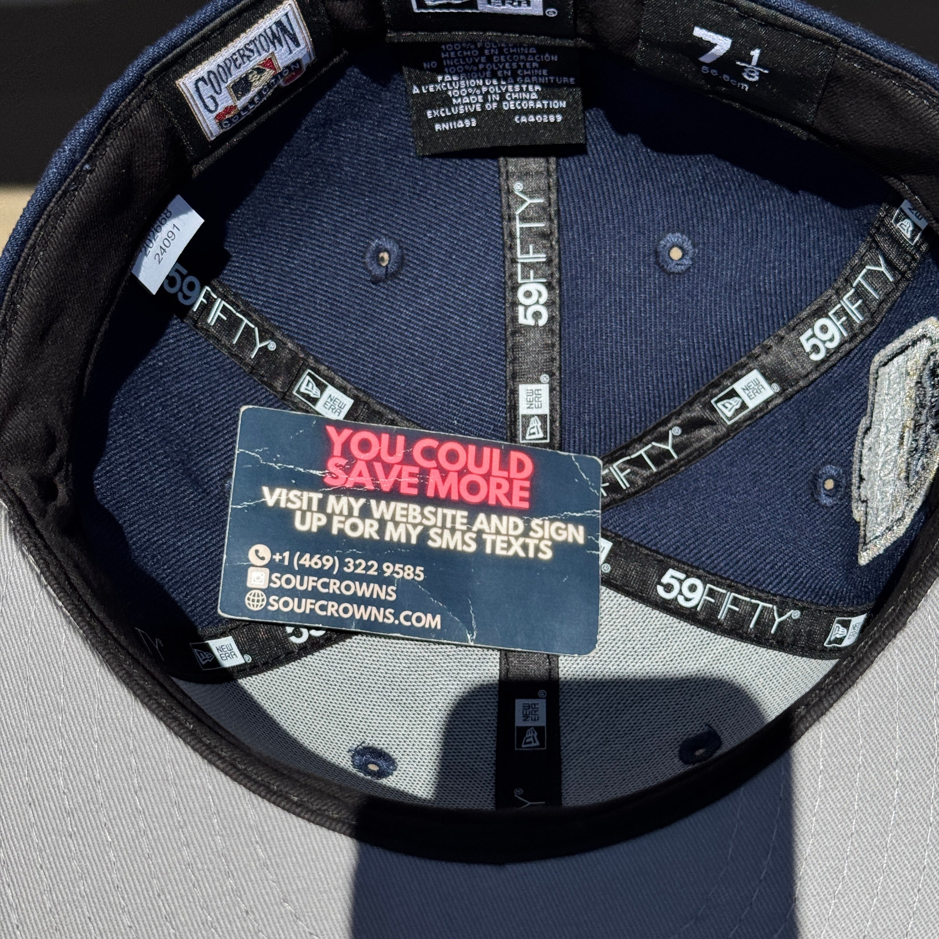 NWT 1/8 Navy Arizona Diamondbacks 1998 Inaugural Season 59fifty New Era Fitted Hat Cap