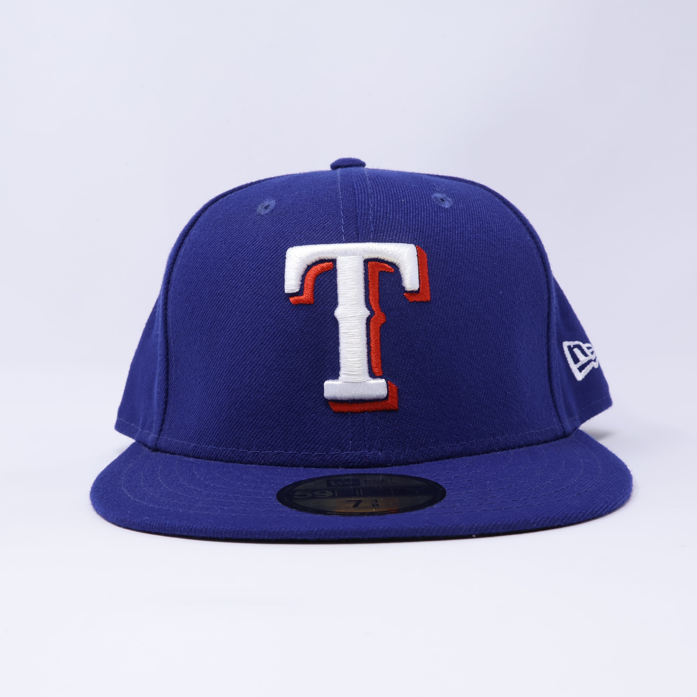 NWT 3/8 Blue Dallas Texas Rangers On-Field 59fifty New Era Fitted Hat Cap
