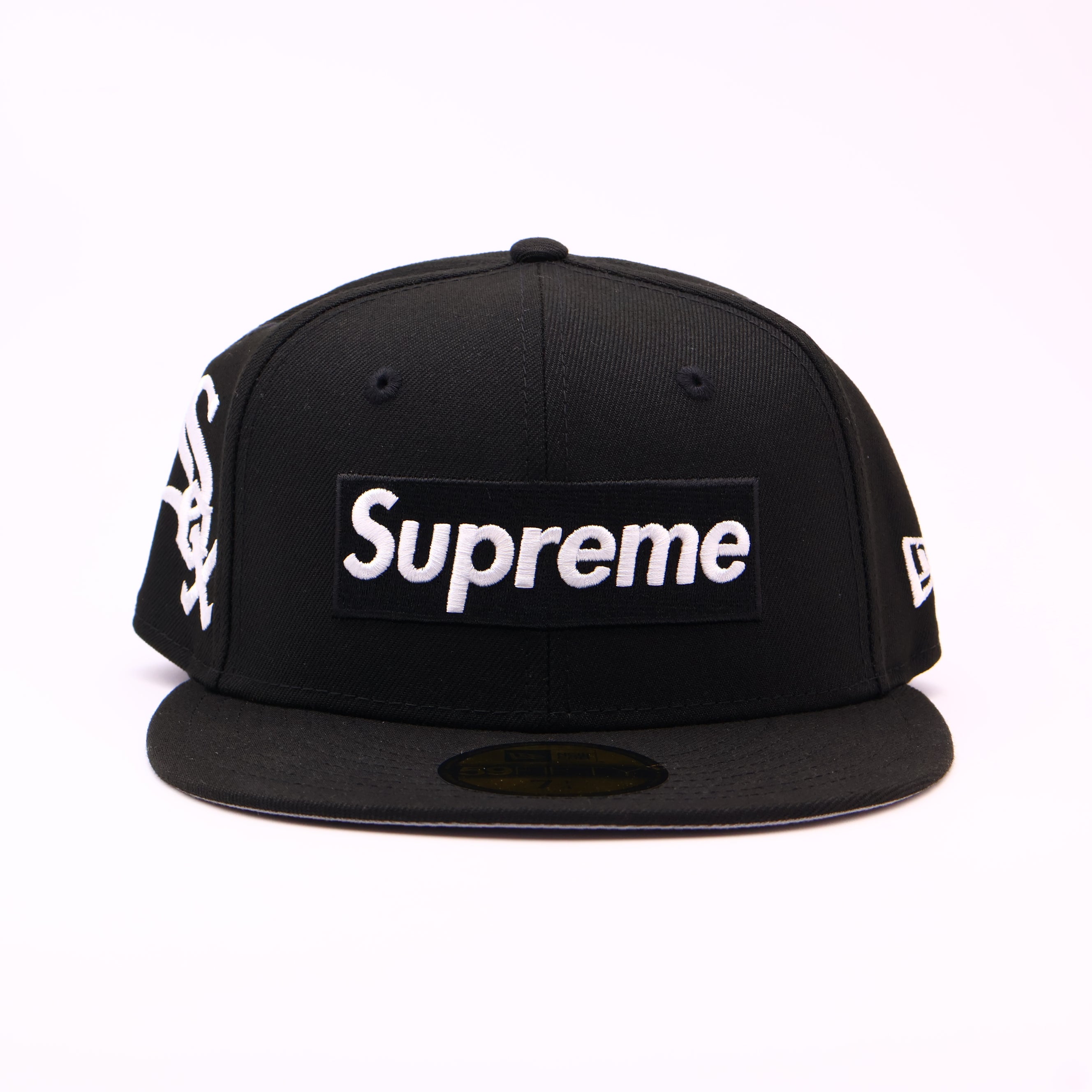 NWT 1/4 Black Chicago White Sox Supreme 59fifty New Era Fitted Hat Cap