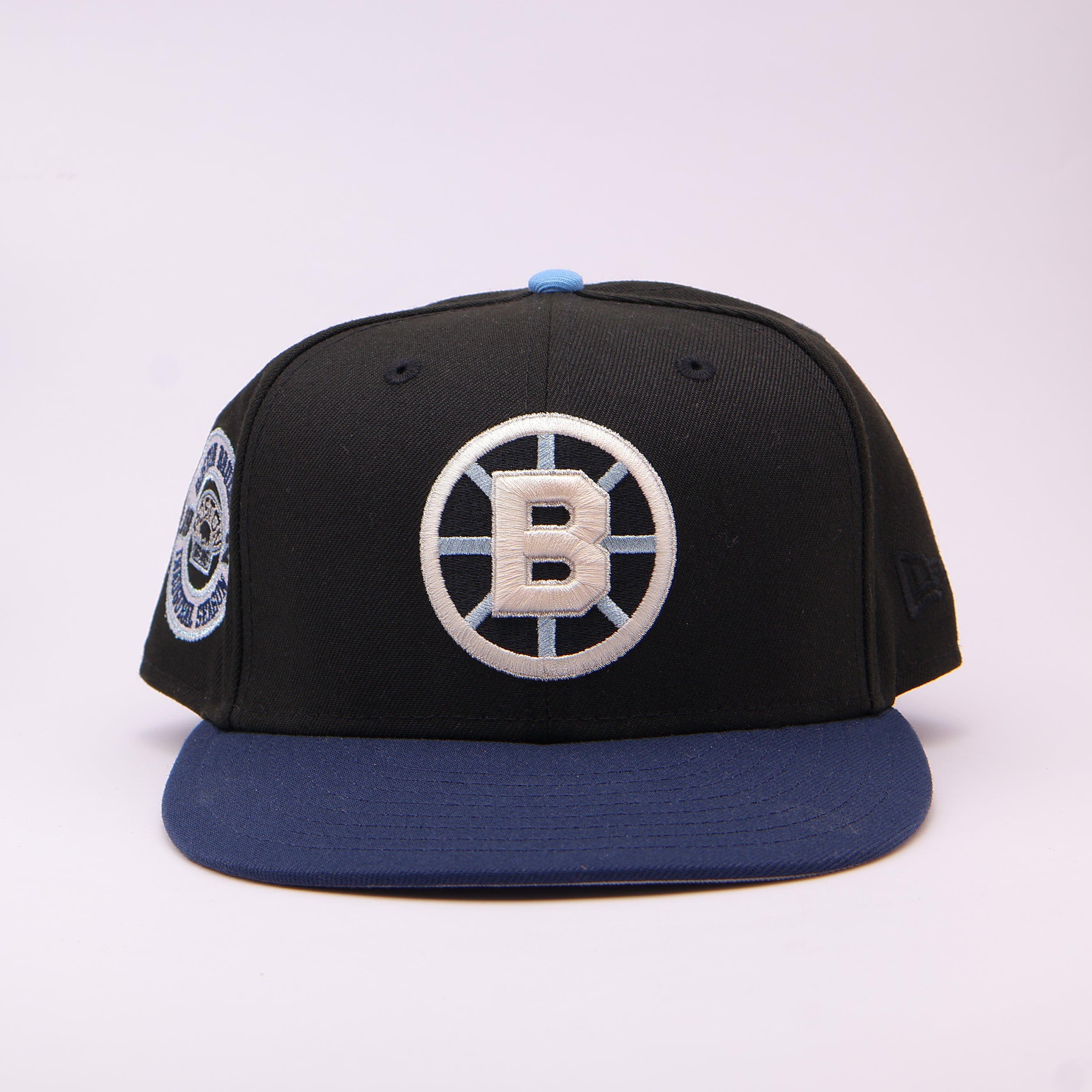 USED 8 Black Boston Bruins 1924 Inaugural 59fifty New Era Fitted Hat Cap