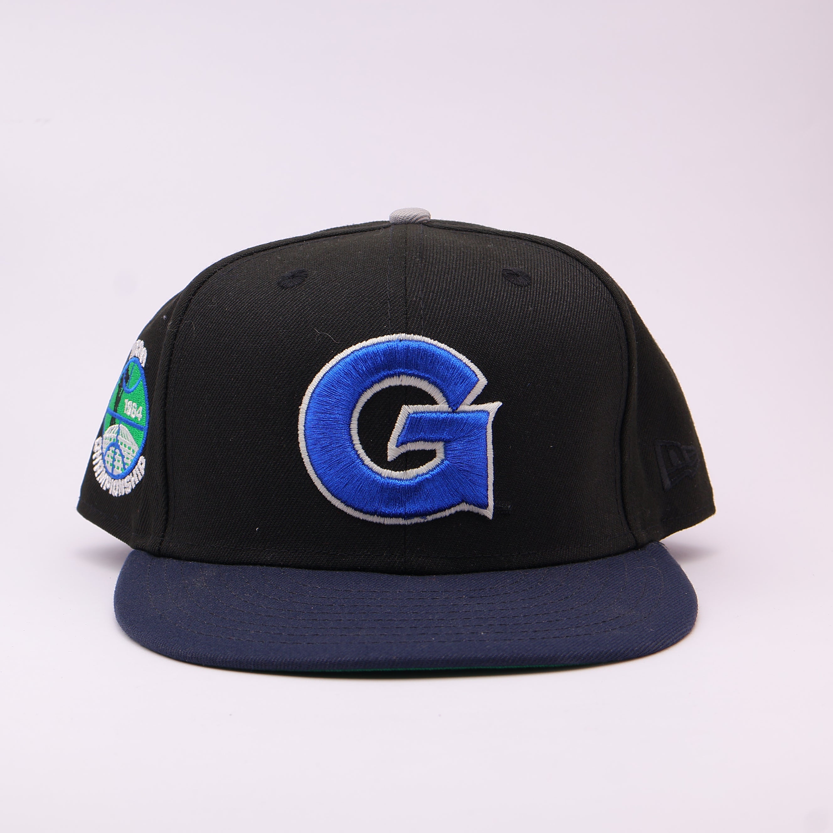 USED 8 Black Georgetown Hoyas 1984 NCAA Champions 59fifty New Era Fitted Hat Cap