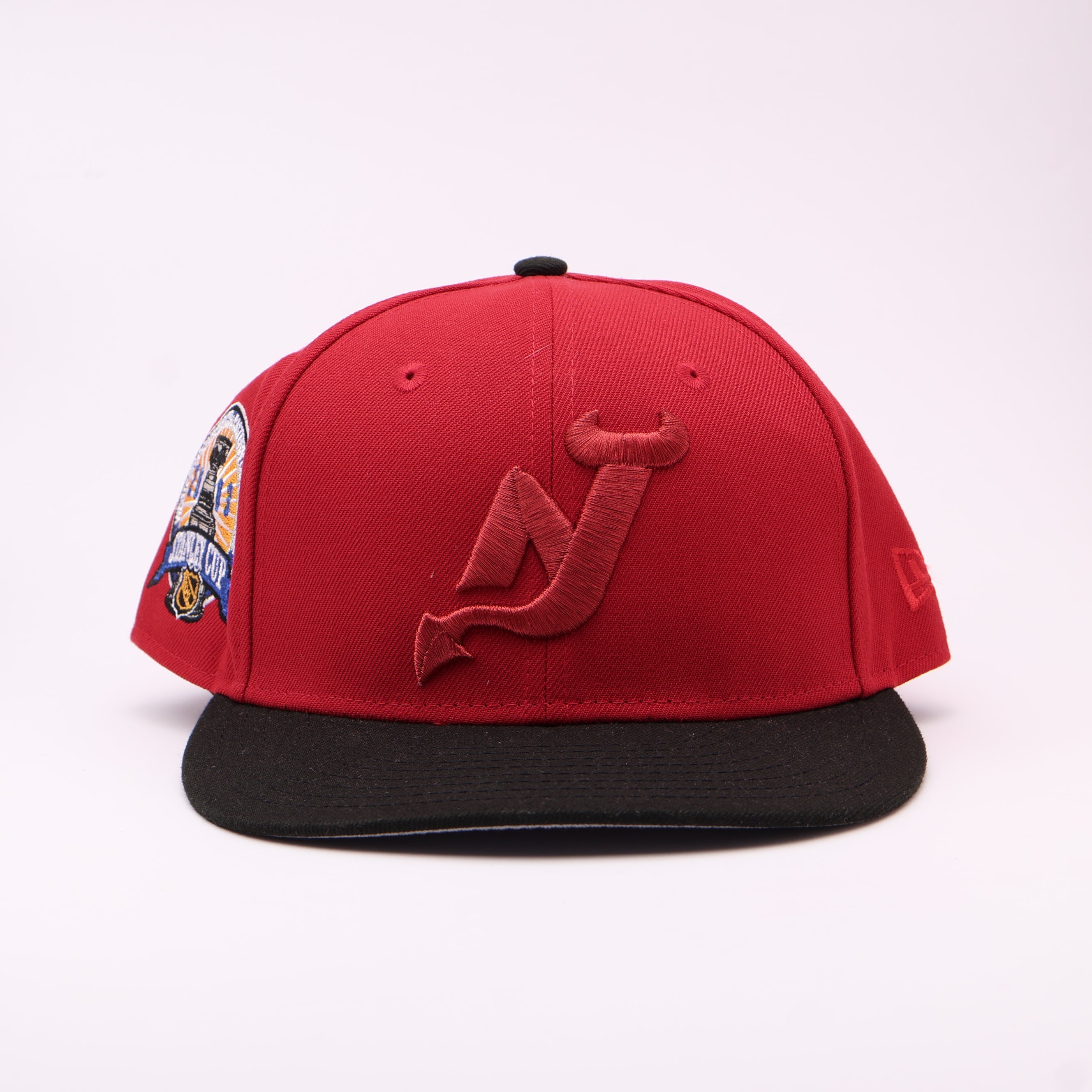 USED 8 Red New Jersey Devils 2003 Stanley Cup 59fifty New Era Fitted Hat Cap