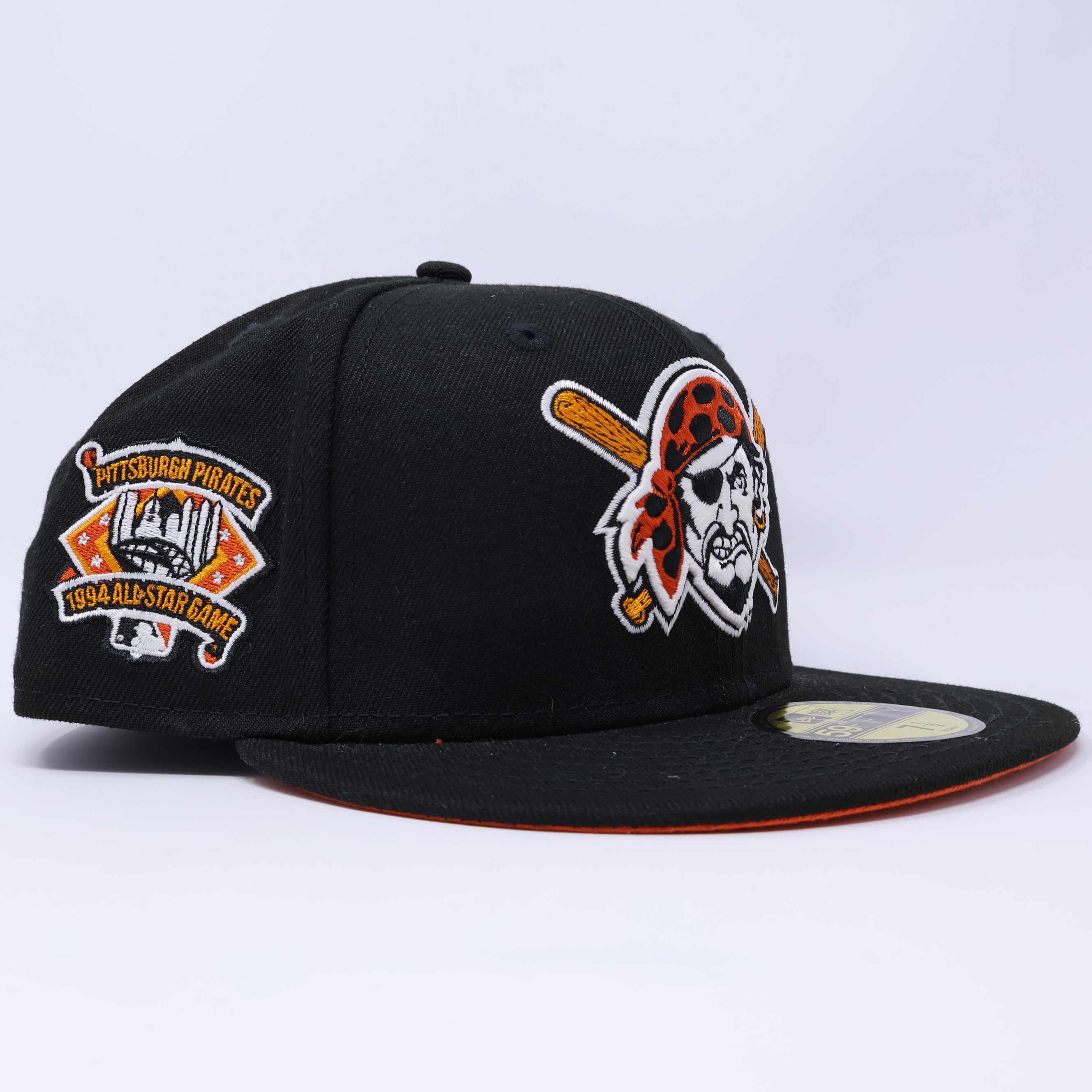 NWT 1/2 Black Pittsburgh Pirates 1994 All Star Game 59fifty New Era Fitted Hat Cap