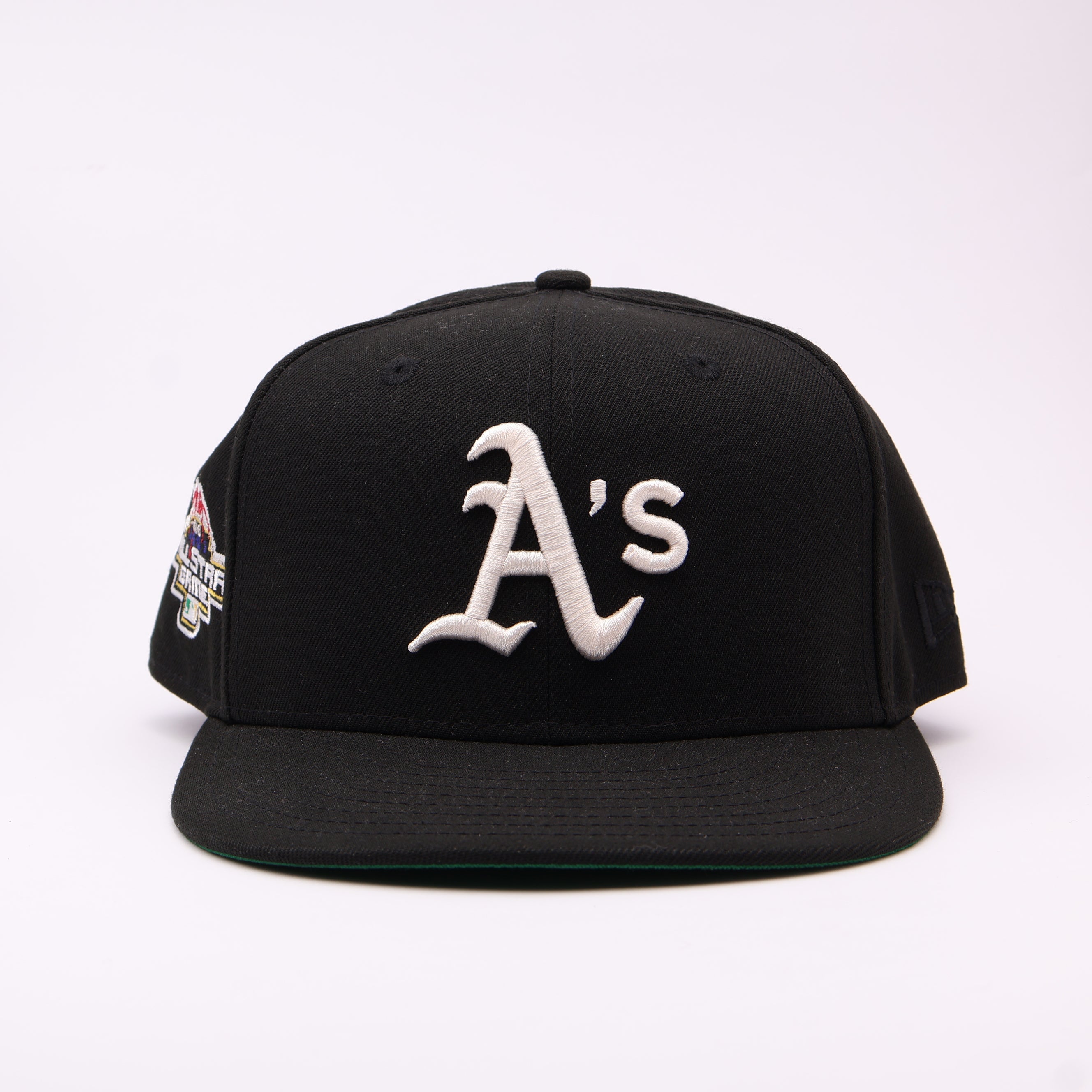 USED 8 Black Oakland Athletics 2001 All Star Game 59fifty New Era Fitted Hat Cap