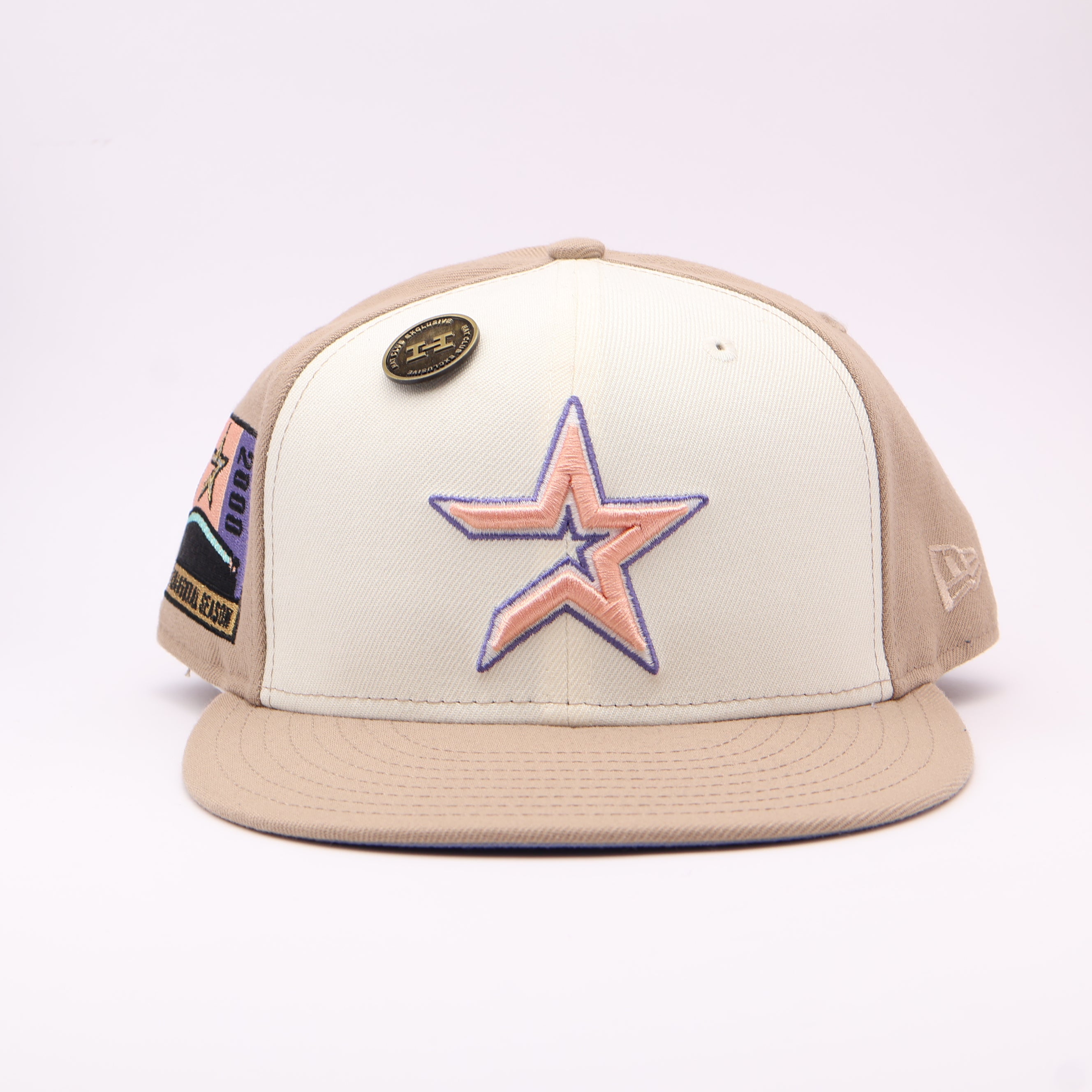 USED 8 Multicolor Houston Astros 2000 Inaugural 59fifty New Era Fitted Hat Cap