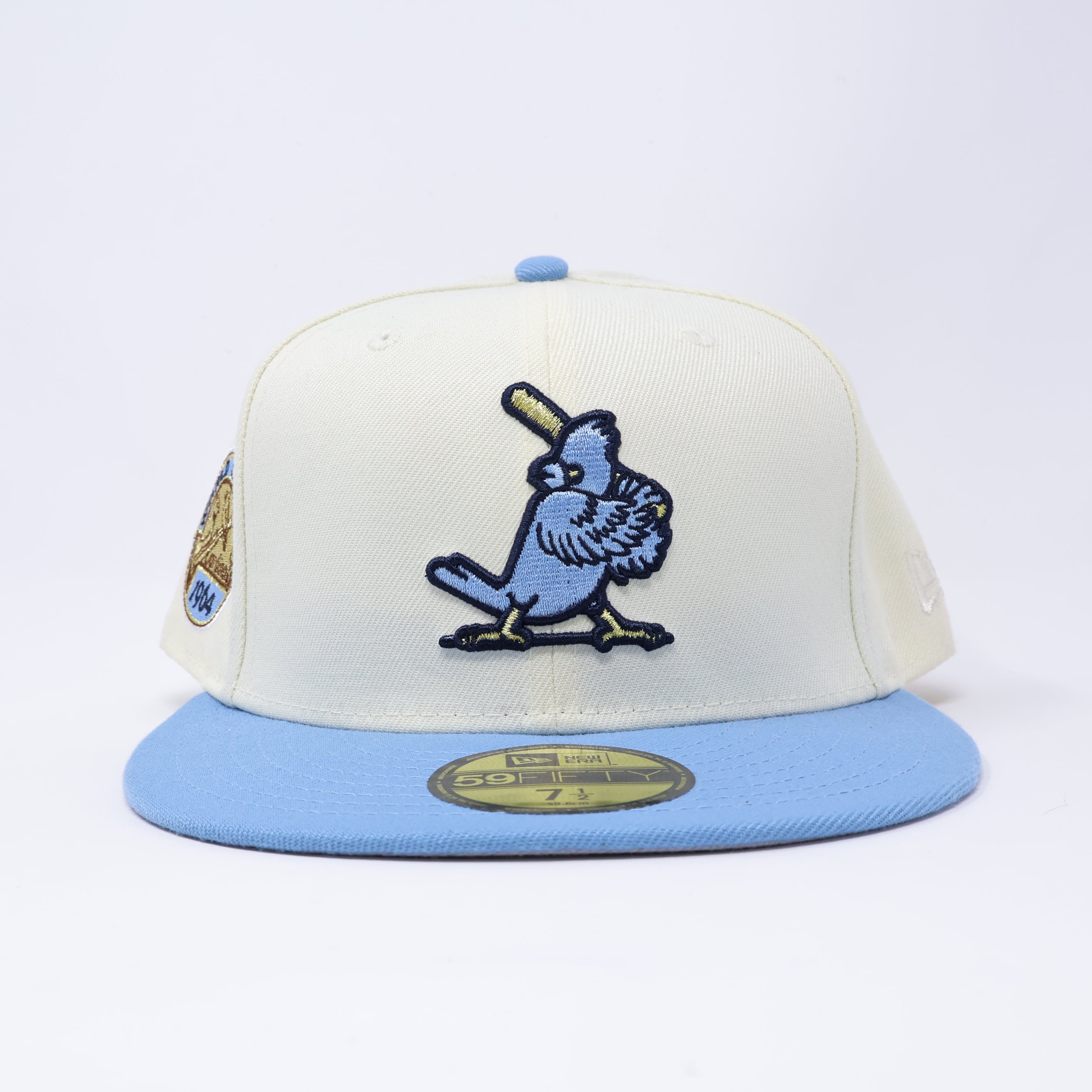 NWT 1/2 Chrome St. Louis Cardinals 1964 World Series 59fifty New Era Fitted Hat Cap