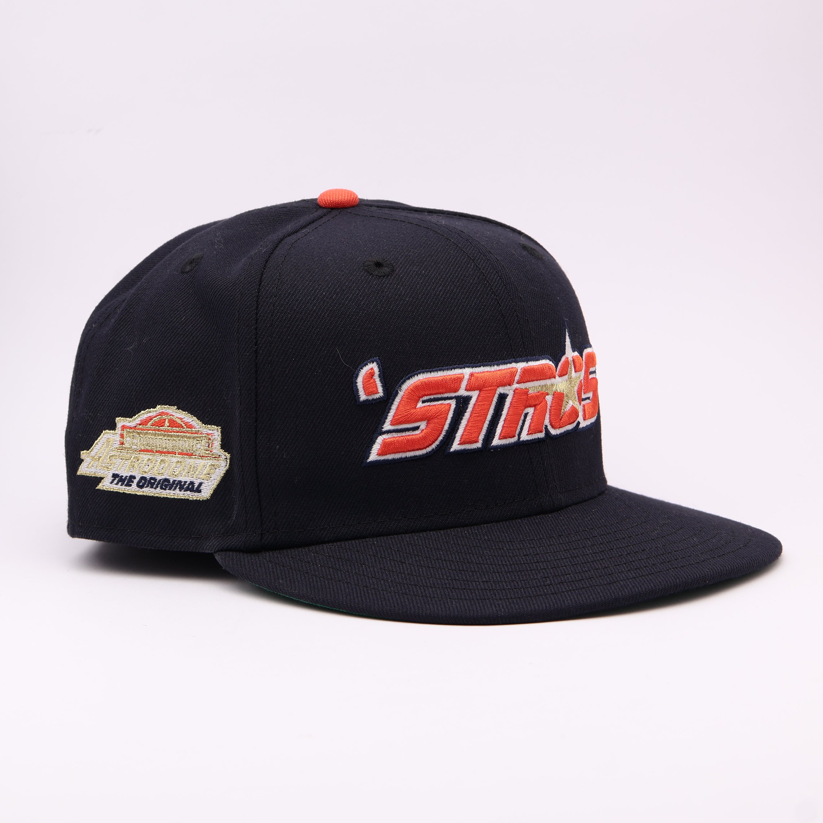 USED 8 Navy Houston Astros Astrodome The Original 59fifty New Era Fitted Hat Cap