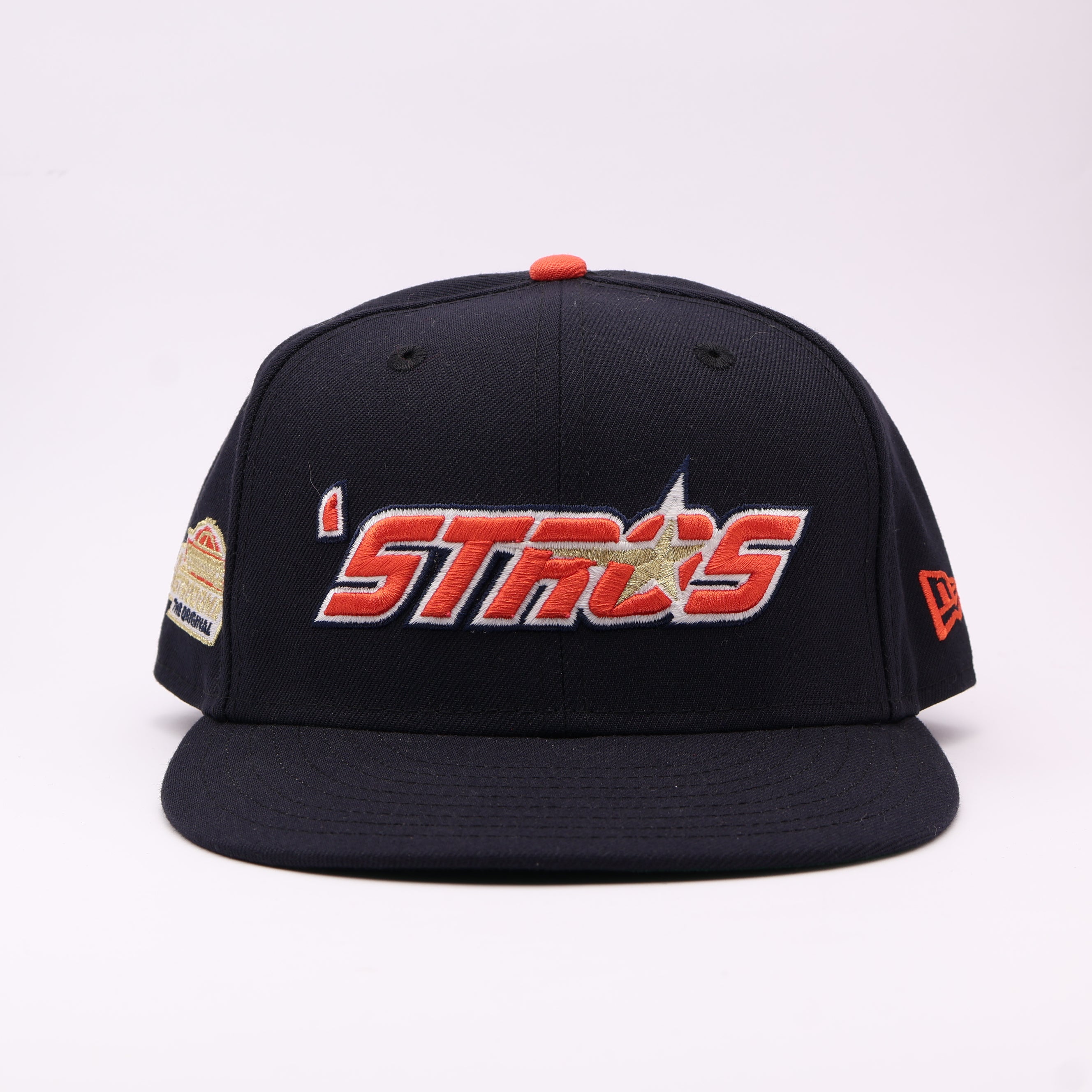 USED 8 Navy Houston Astros Astrodome The Original 59fifty New Era Fitted Hat Cap
