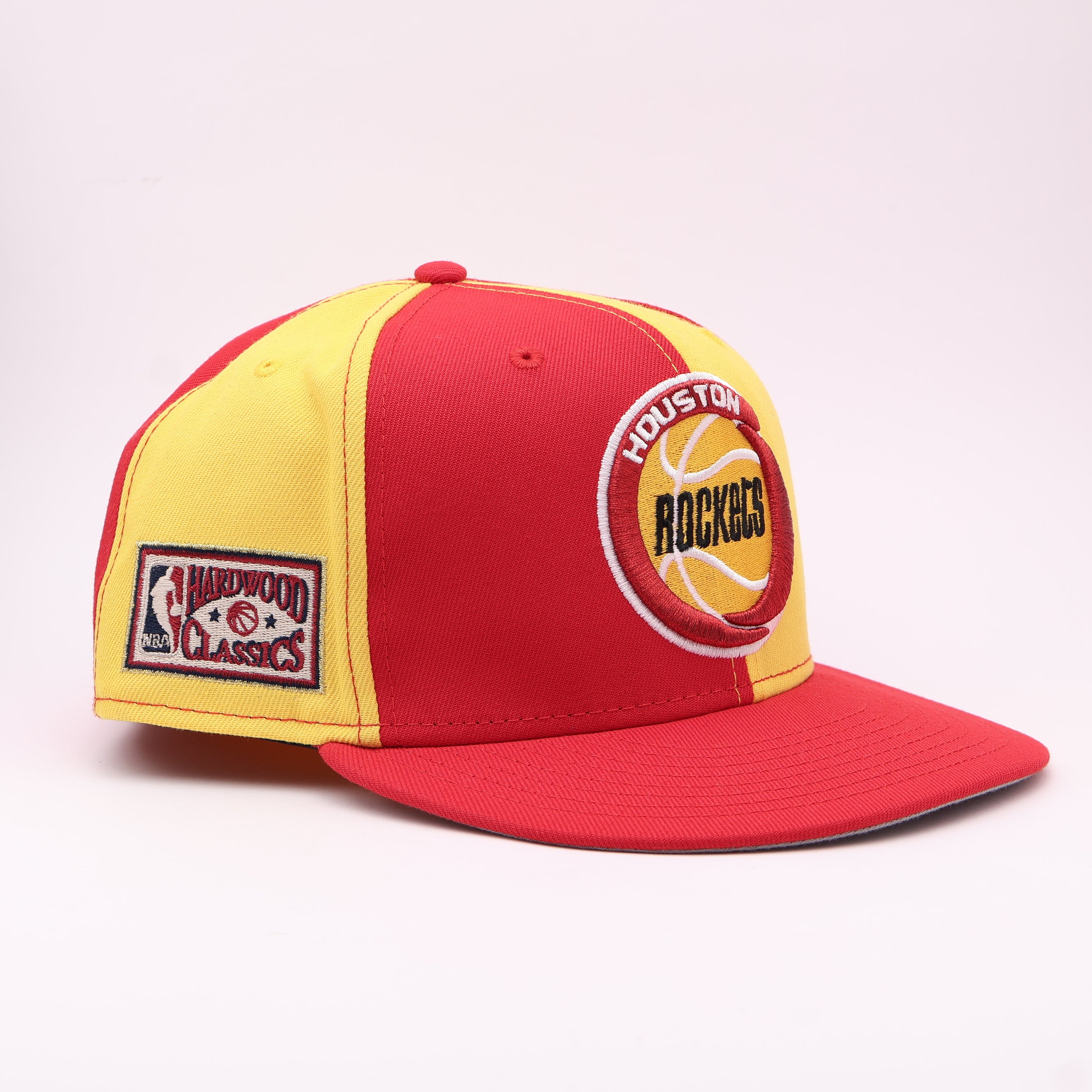 USED 8 Multicolor Houston Rockets NBA Hardwood Classics 59fifty New Era Fitted Hat Cap