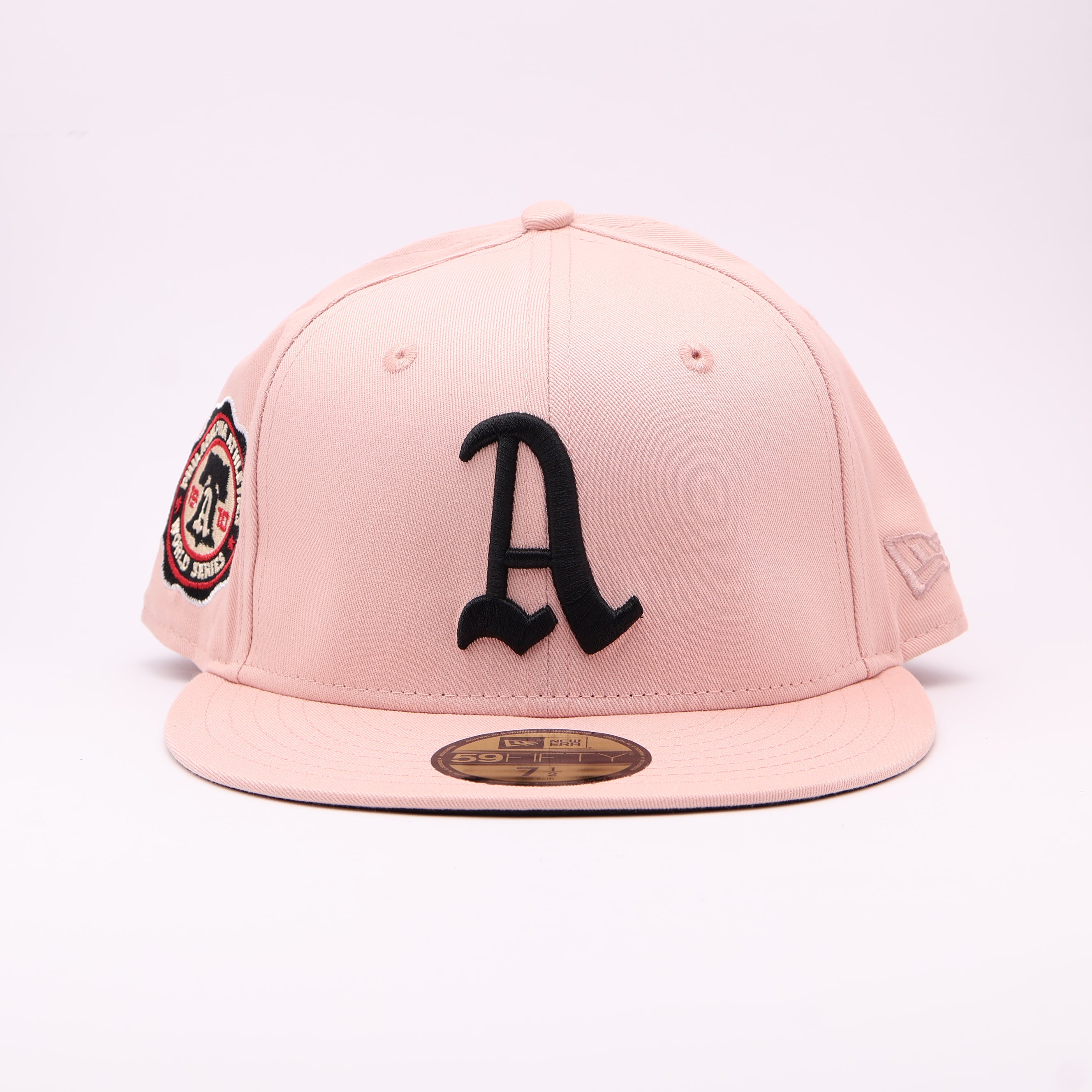 NWT 1/2 Pink Oakland Athletics 1910 Philadelphia Athletics World Series 59fifty New Era Fitted Hat Cap