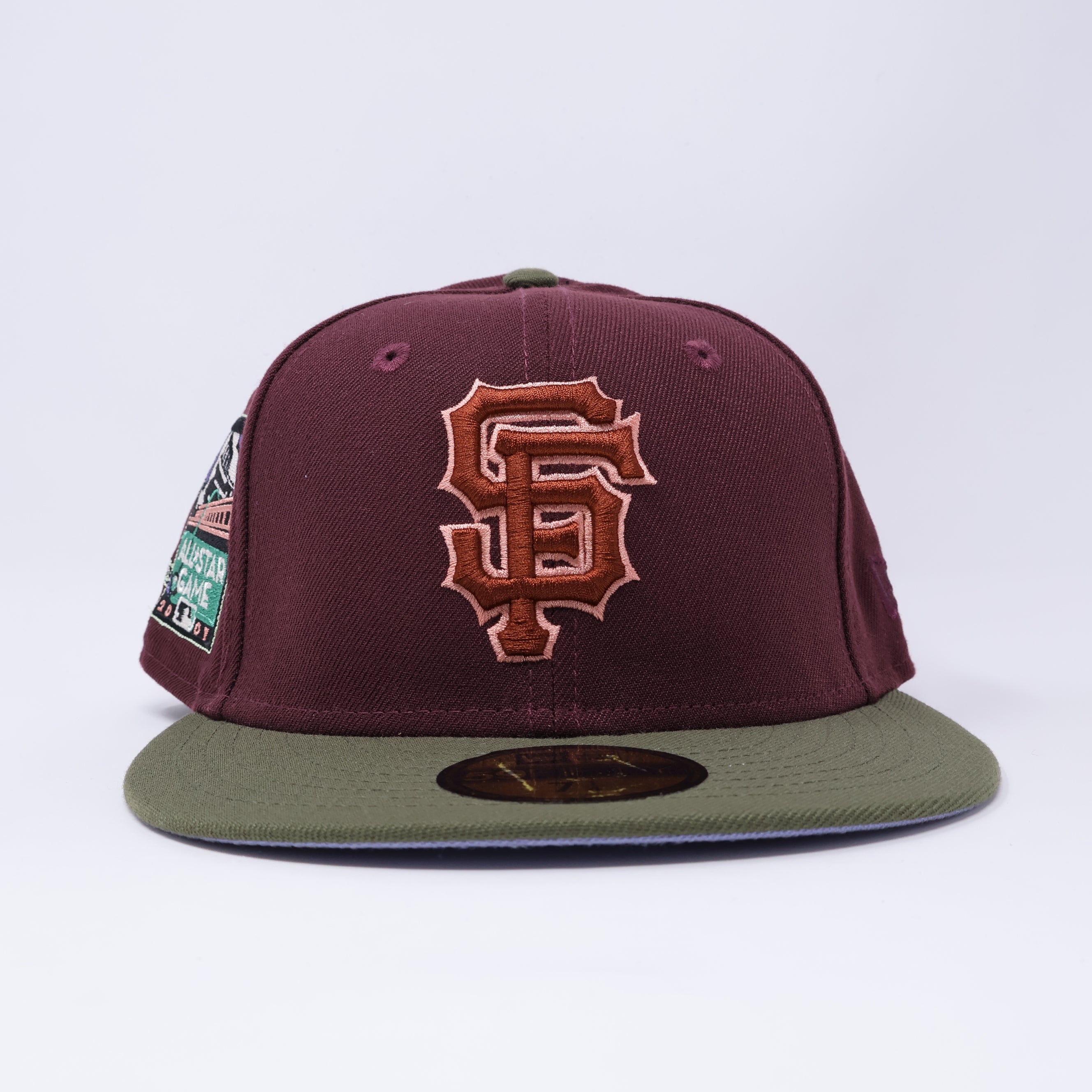 Maroon San Francisco Giants 2007 All Star Game 59fifty New Era Fitted Hat Cap