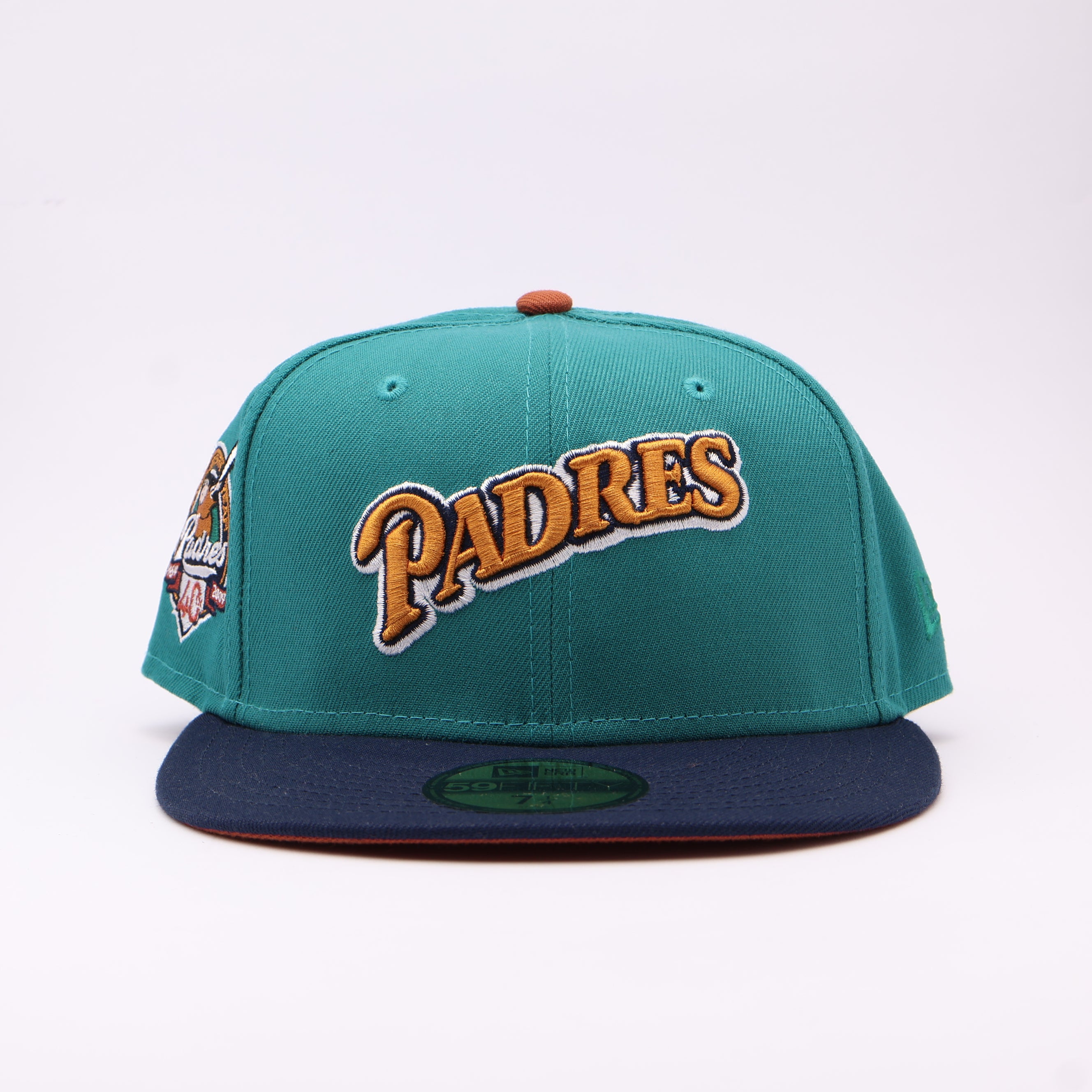 NWT Teal San Diego Padres 40th Anniversary 59fifty New Era Fitted Hat Cap