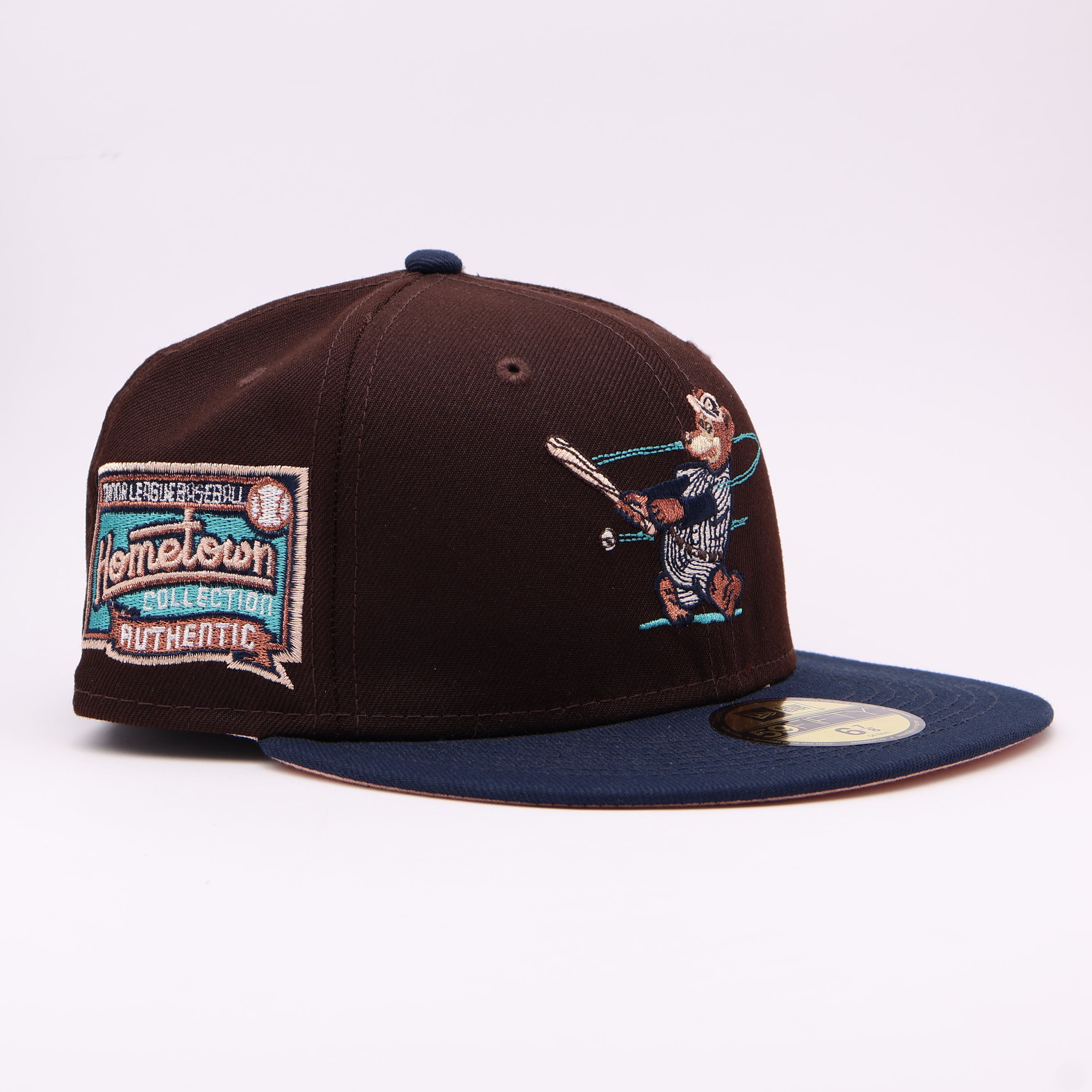 NWT 6 7/8 Brown Denver Bears Hometown Collection 59fifty New Era Fitted Hat Cap