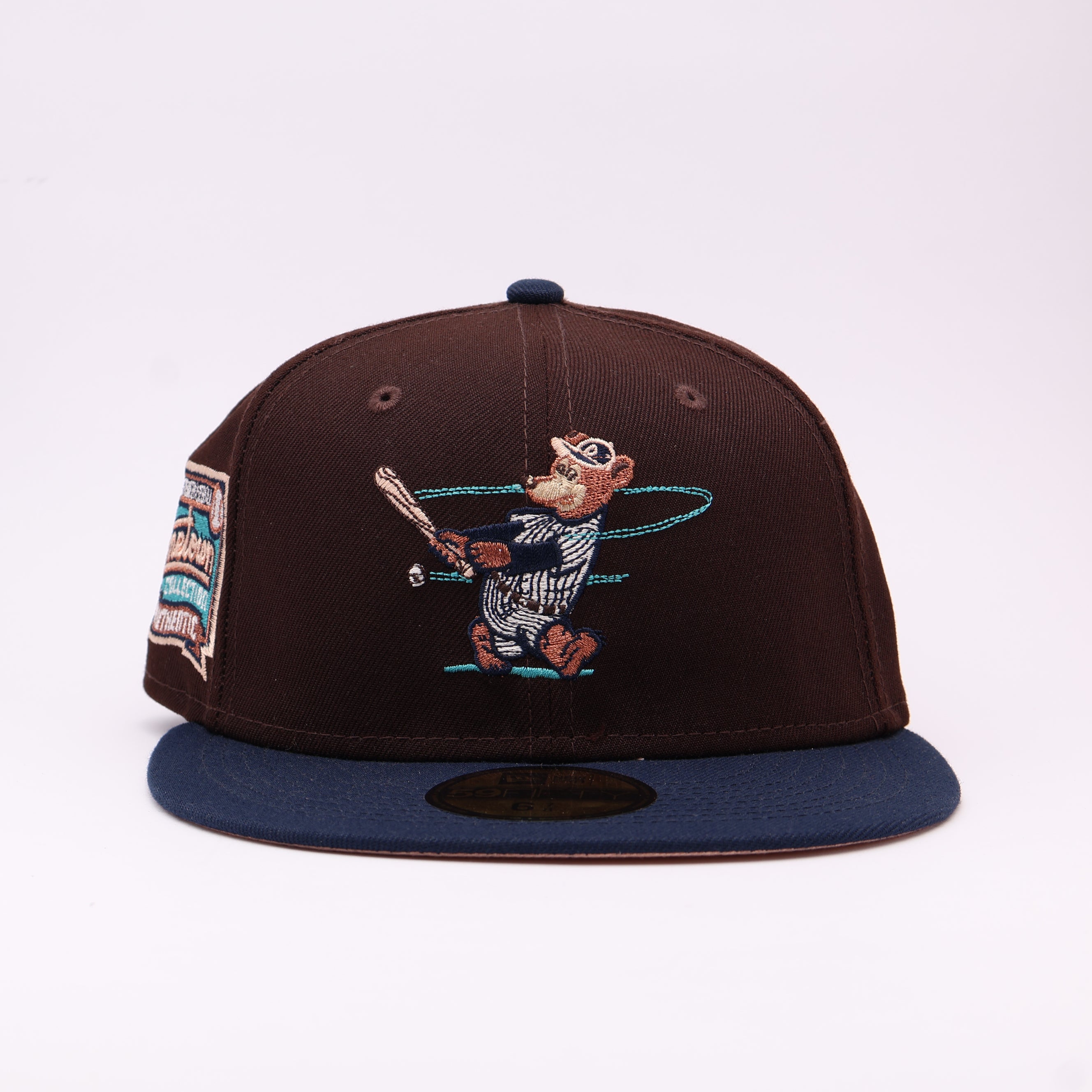 NWT 6 7/8 Brown Denver Bears Hometown Collection 59fifty New Era Fitted Hat Cap