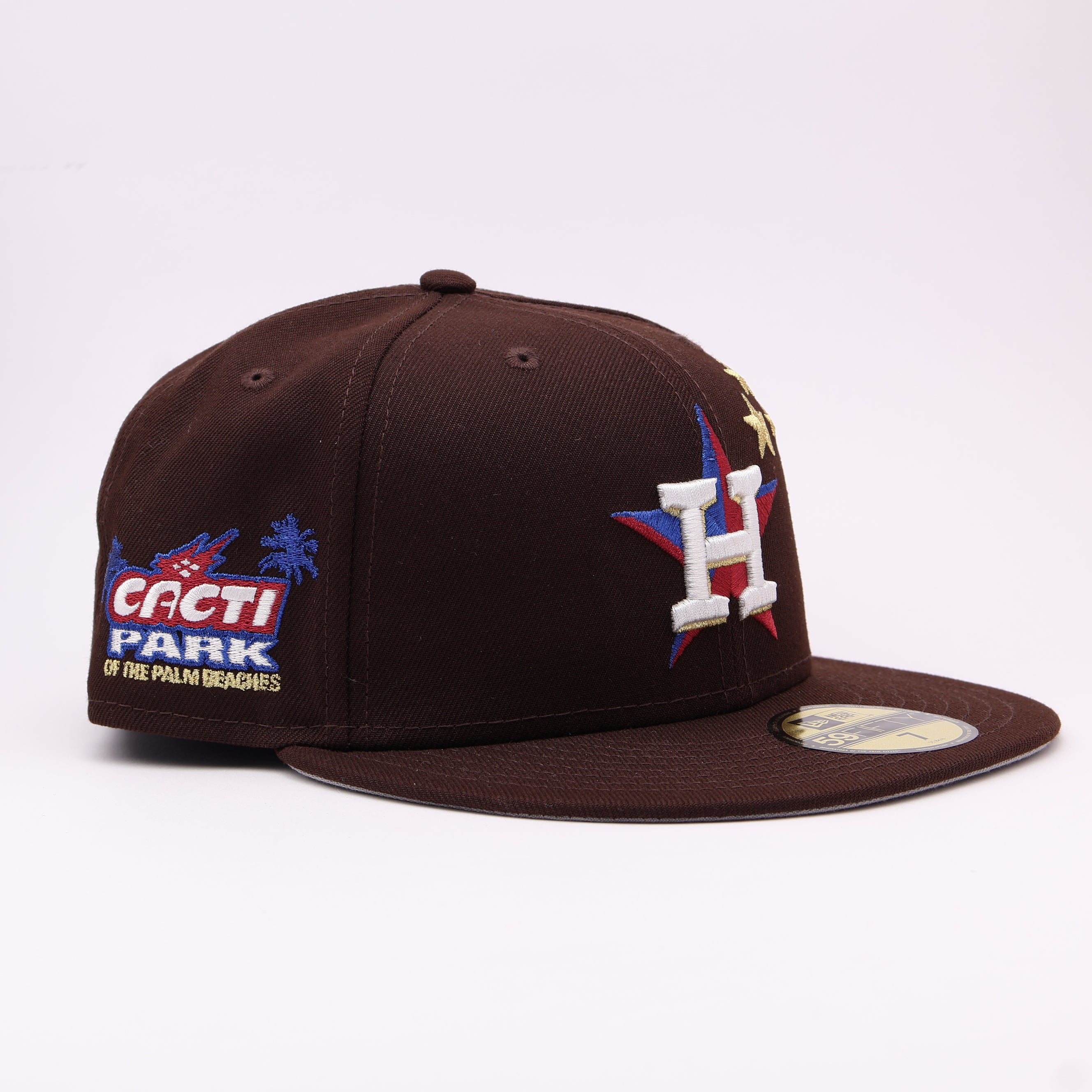 NWT Brown Houston Astros Cacti Park 59fifty New Era Fitted Hat Cap