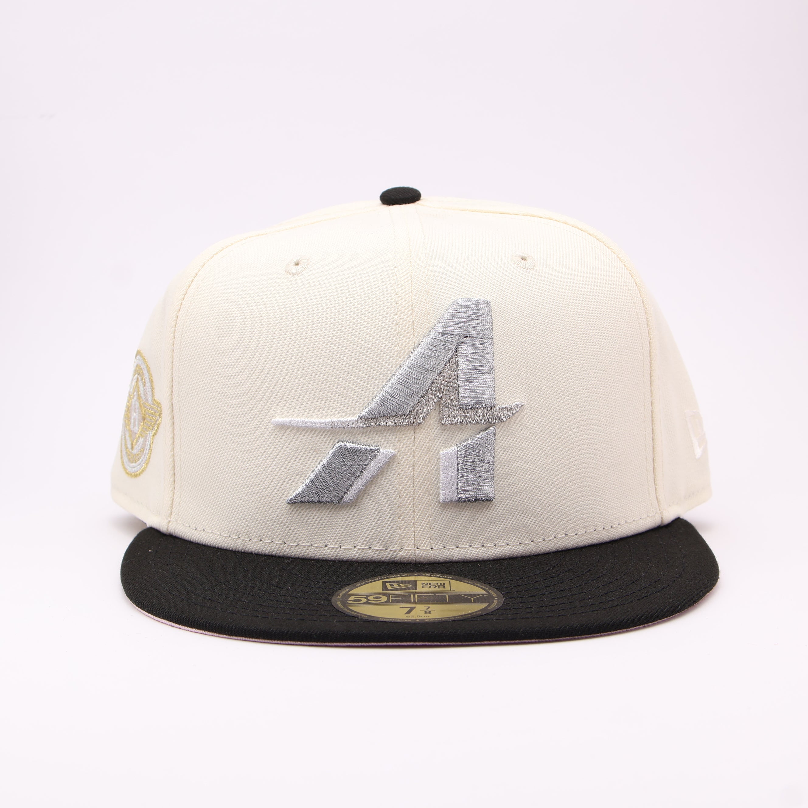 NWT 7/8 Chrome Houston Astros Space City 59fifty New Era Fitted Hat Cap