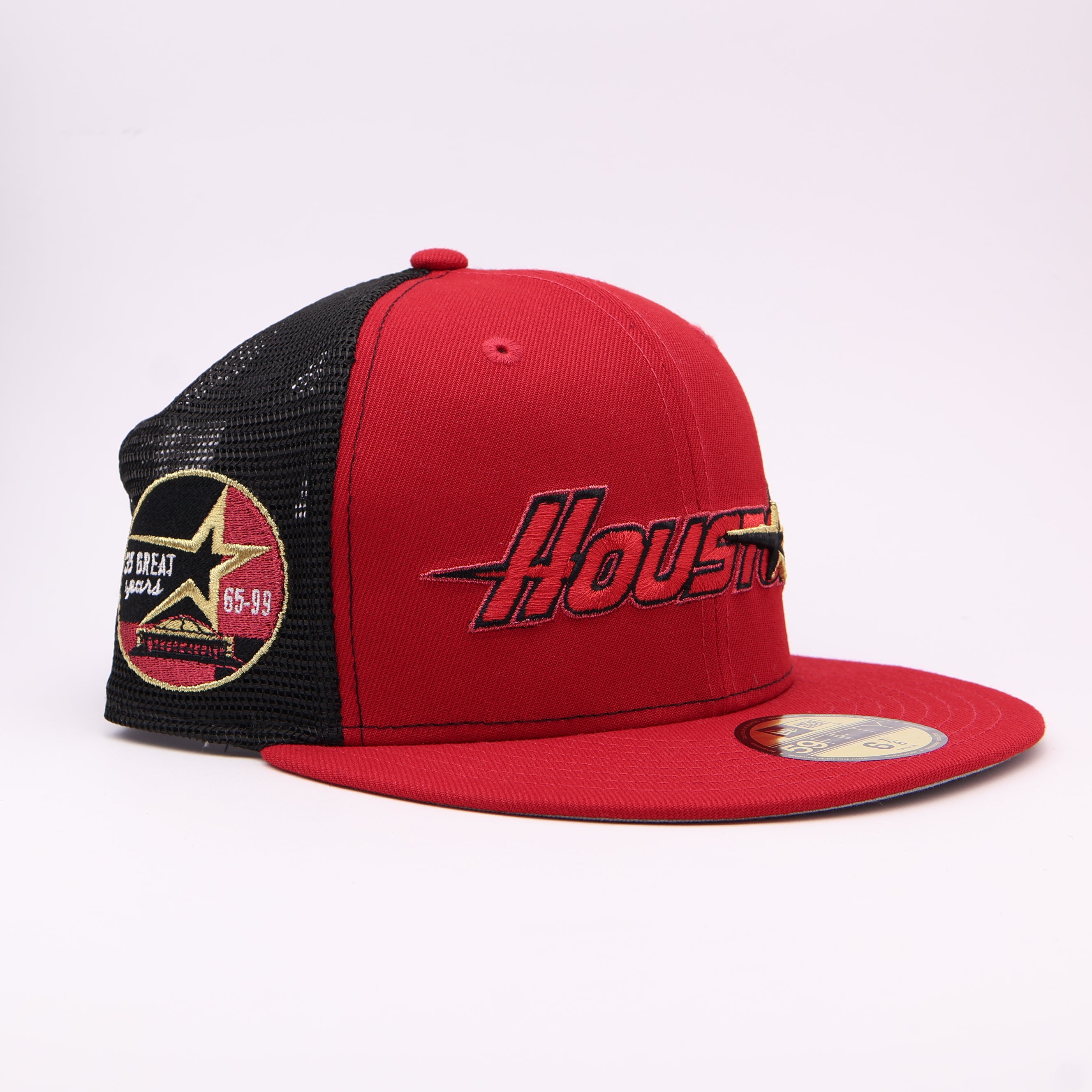 NWT 6 7/8 Red Houston Astros 35 Great Years 59fifty New Era Fitted Hat Cap