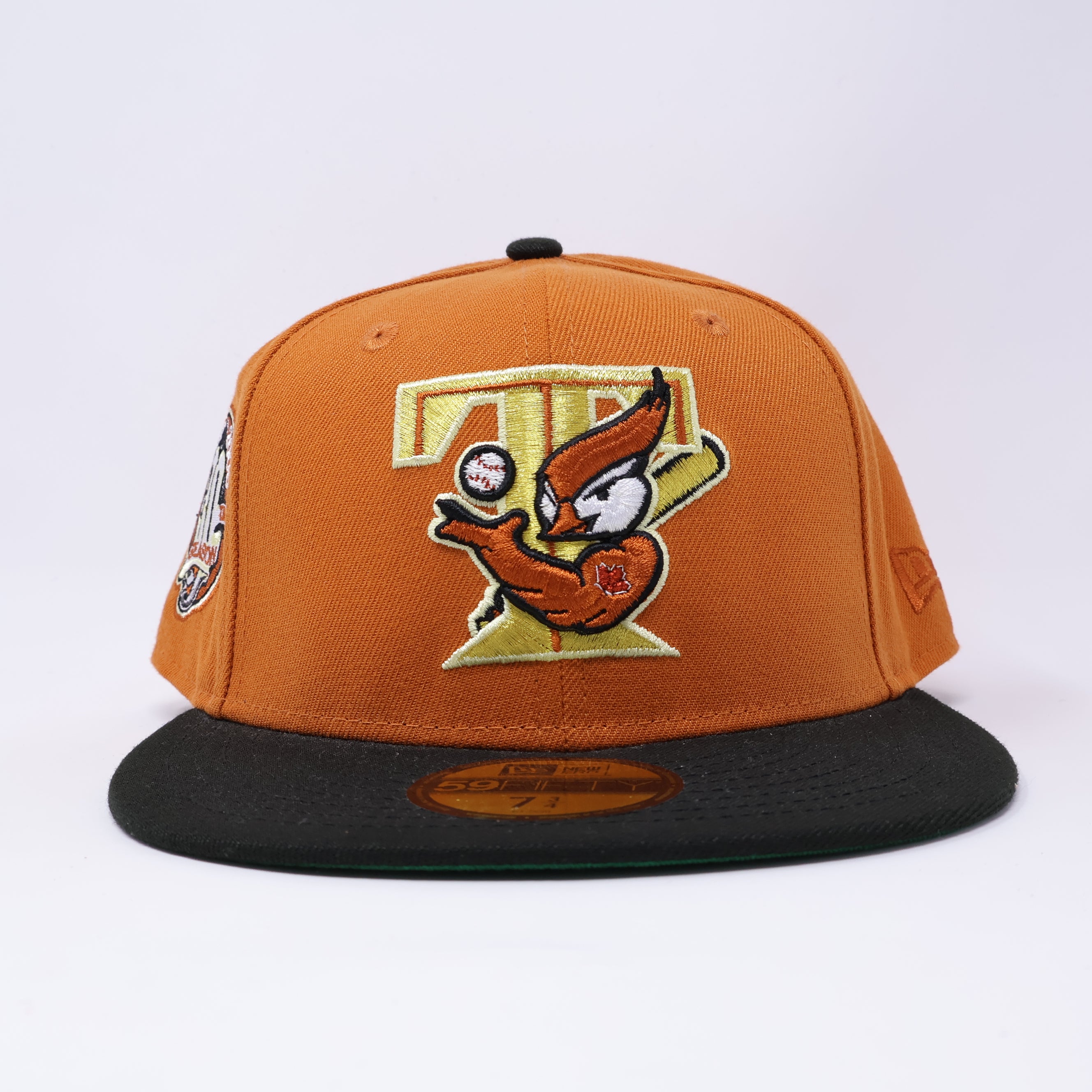 NWT 3/4 Orange Toronto Blue Jays 30th Season 59fifty New Era Fitted Hat Cap