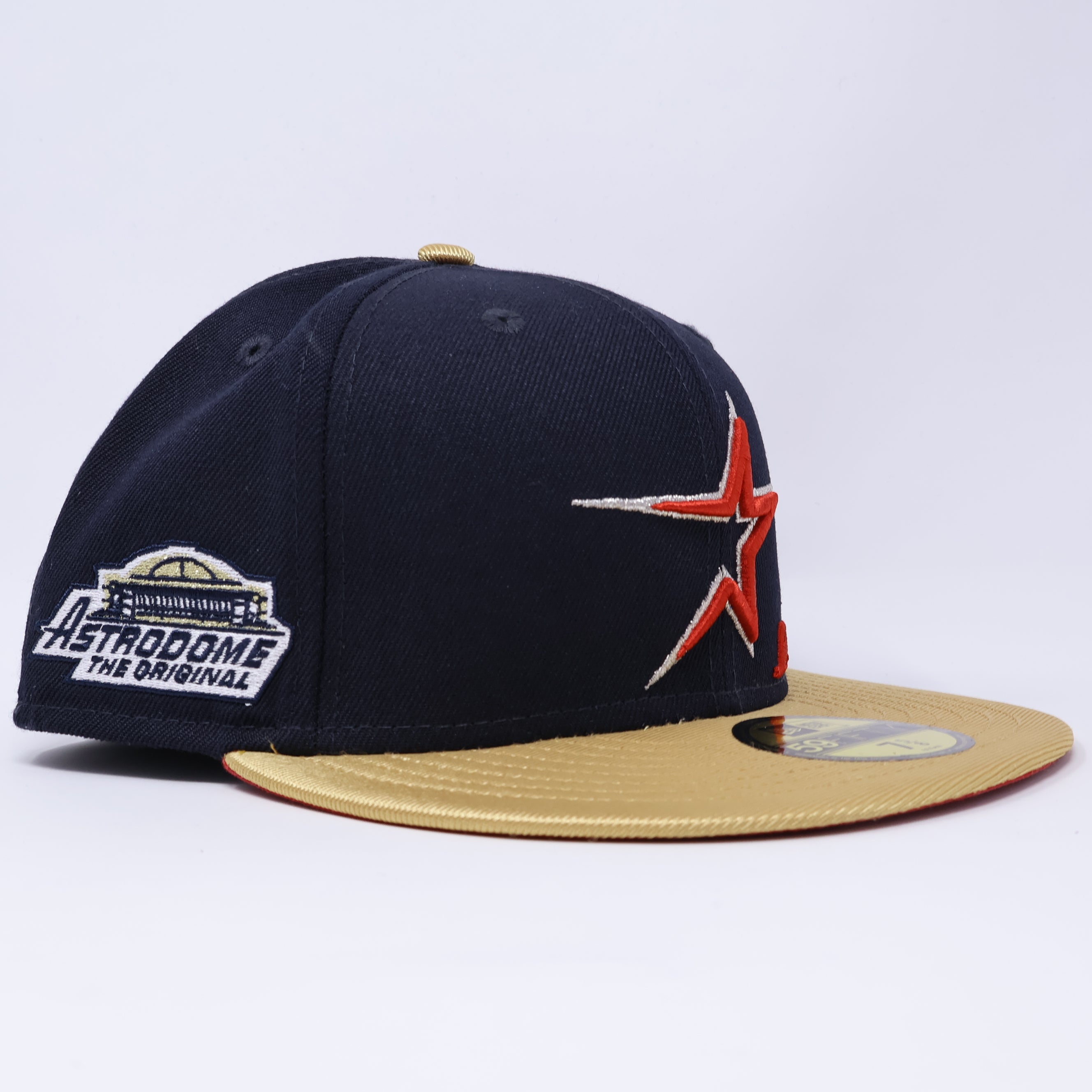 NEW 5/8 Navy Houston Astros The Astrodome Just Don 59fifty New Era Fitted Hat Cap
