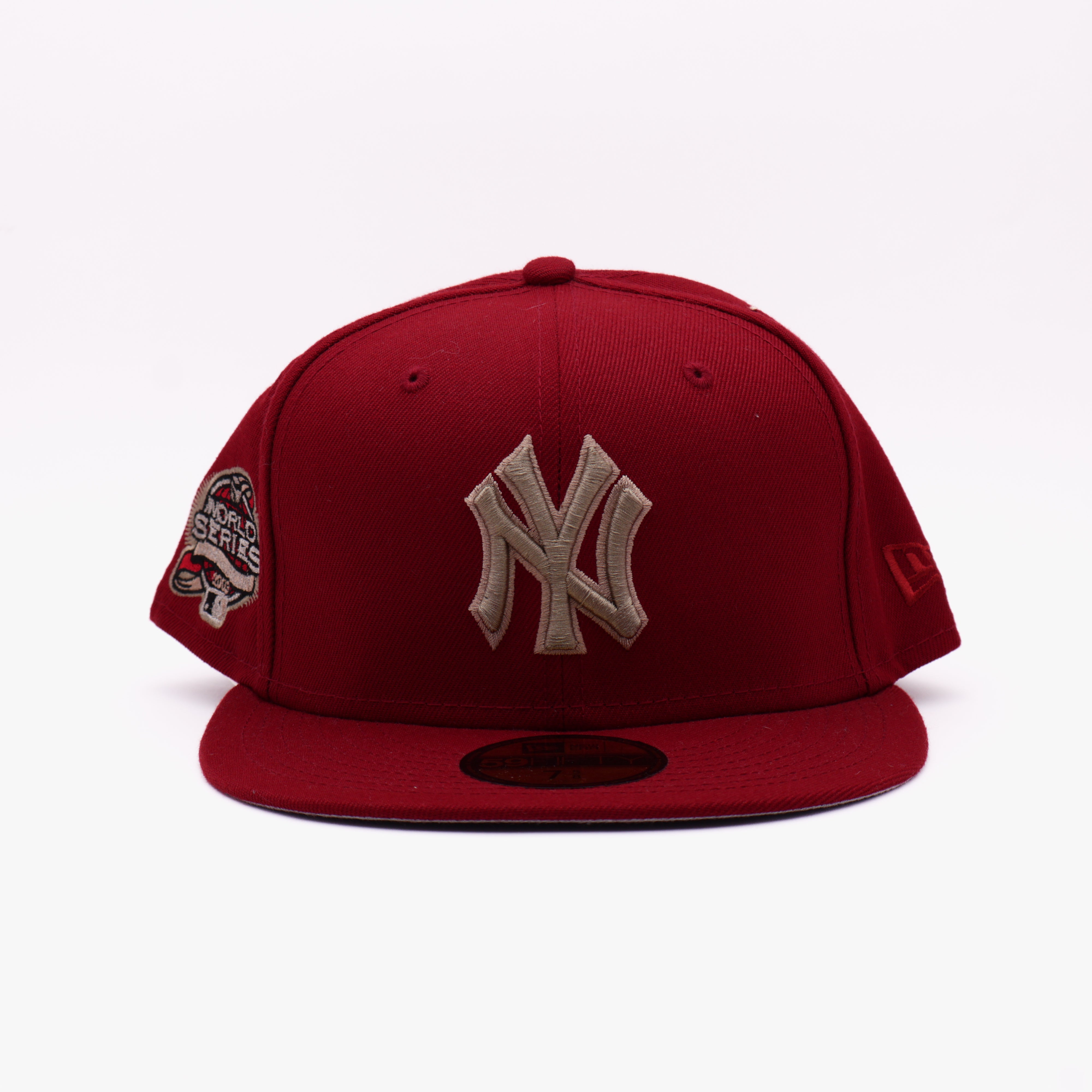NWT 5/8 Red New York Yankees 2003 World Series 59fifty New Era Fitted Hat Cap