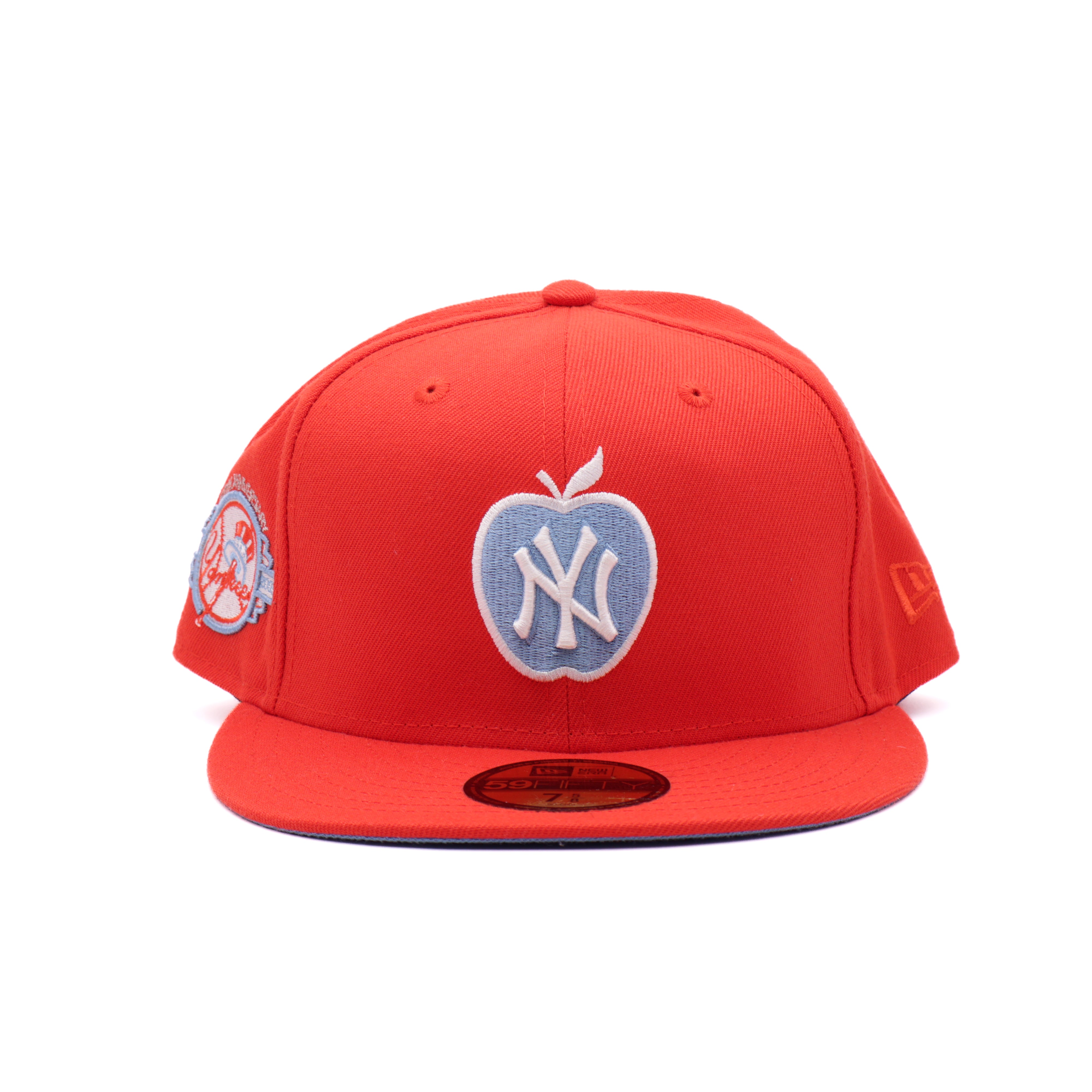 NWT 5/8 Orange New York Yankees 100th Anniversary 59fifty New Era Fitted Hat Cap