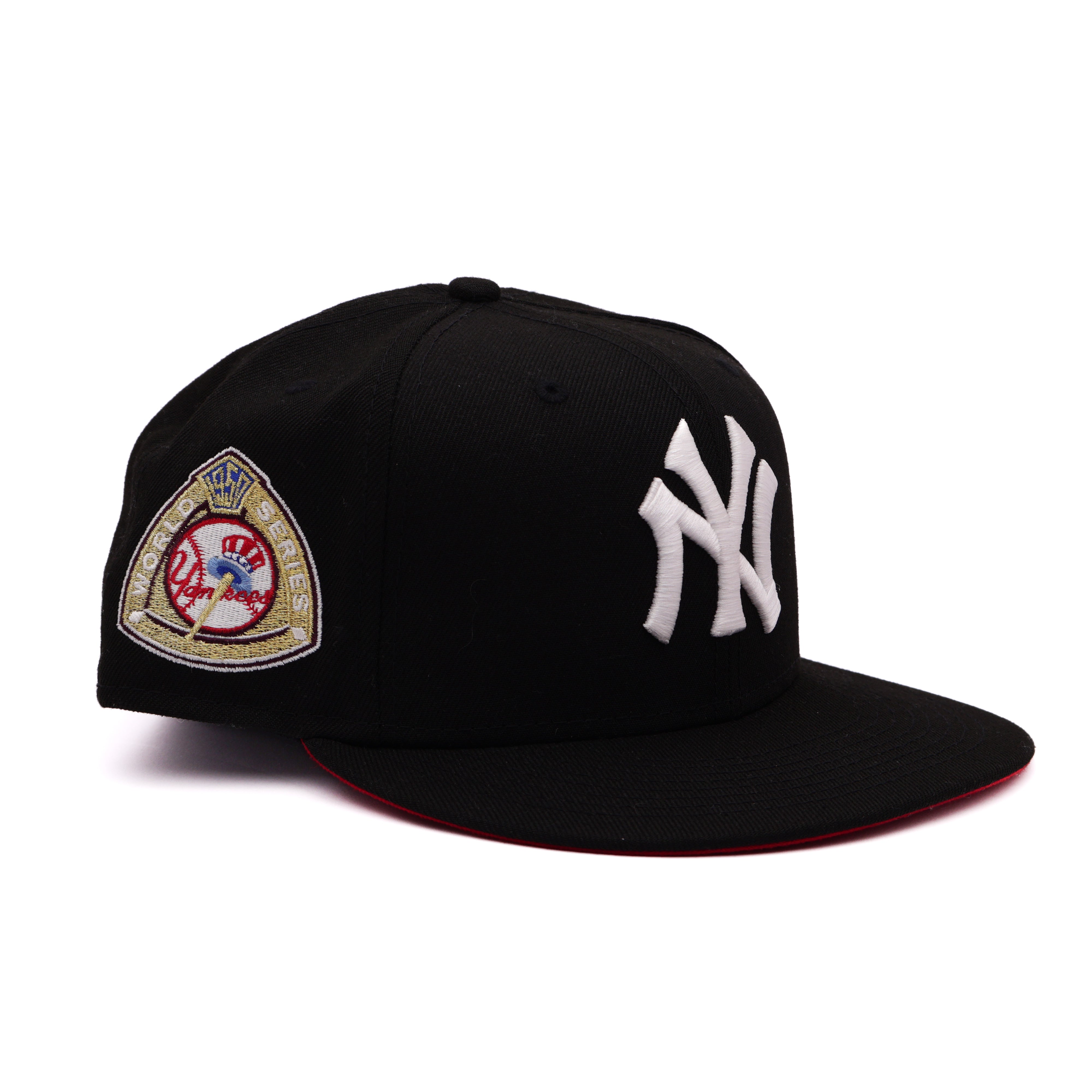 USED 5/8 Black New York Yankees 1950 World Series 59fifty New Era Fitted Hat Cap