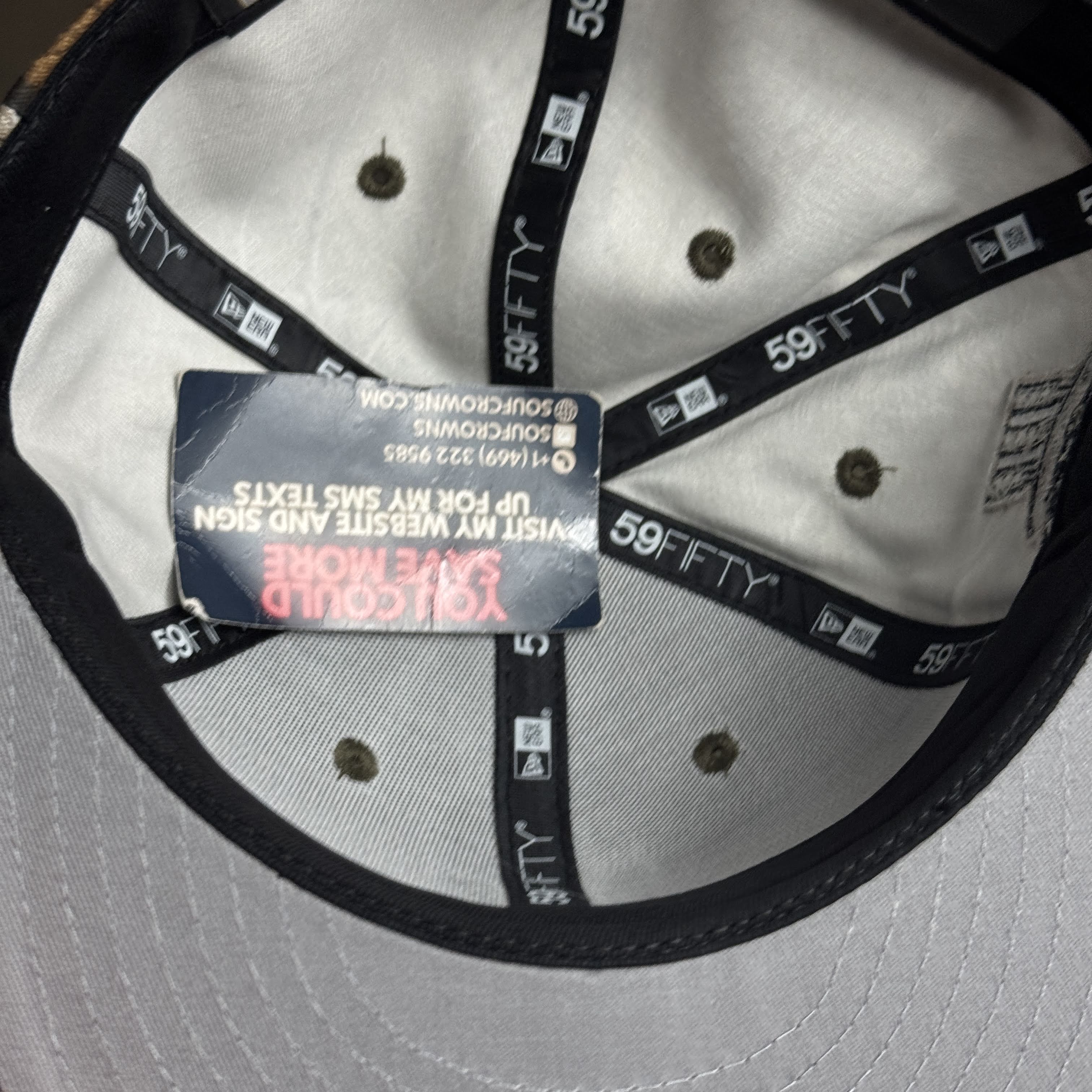 NWT 1/2 Realtree Cleveland Indians Jacobs Field  59fifty New Era Fitted Hat Cap