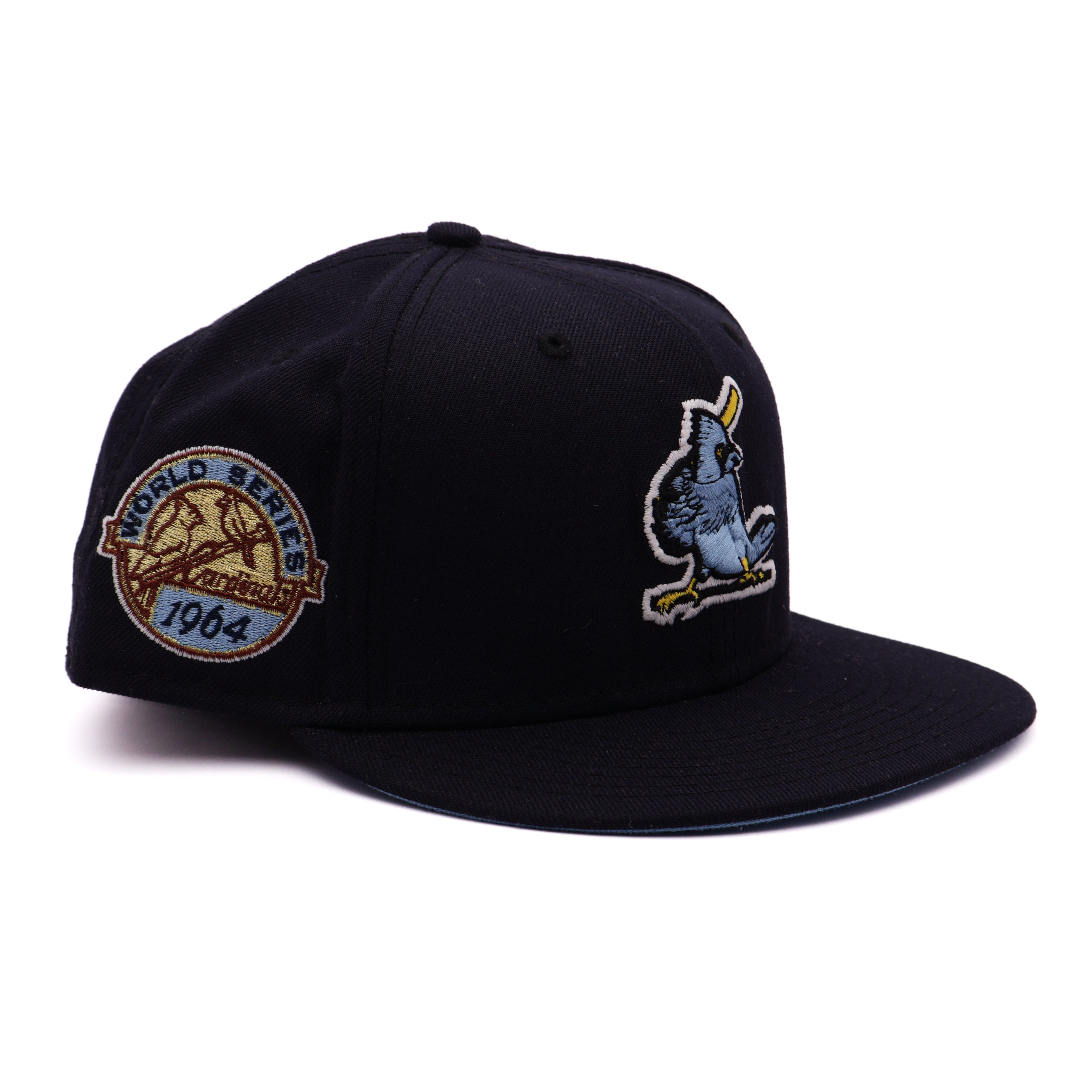USED 5/8 Navy St. Louis Cardinals 1964 World Series 59fifty New Era Fitted Hat Cap