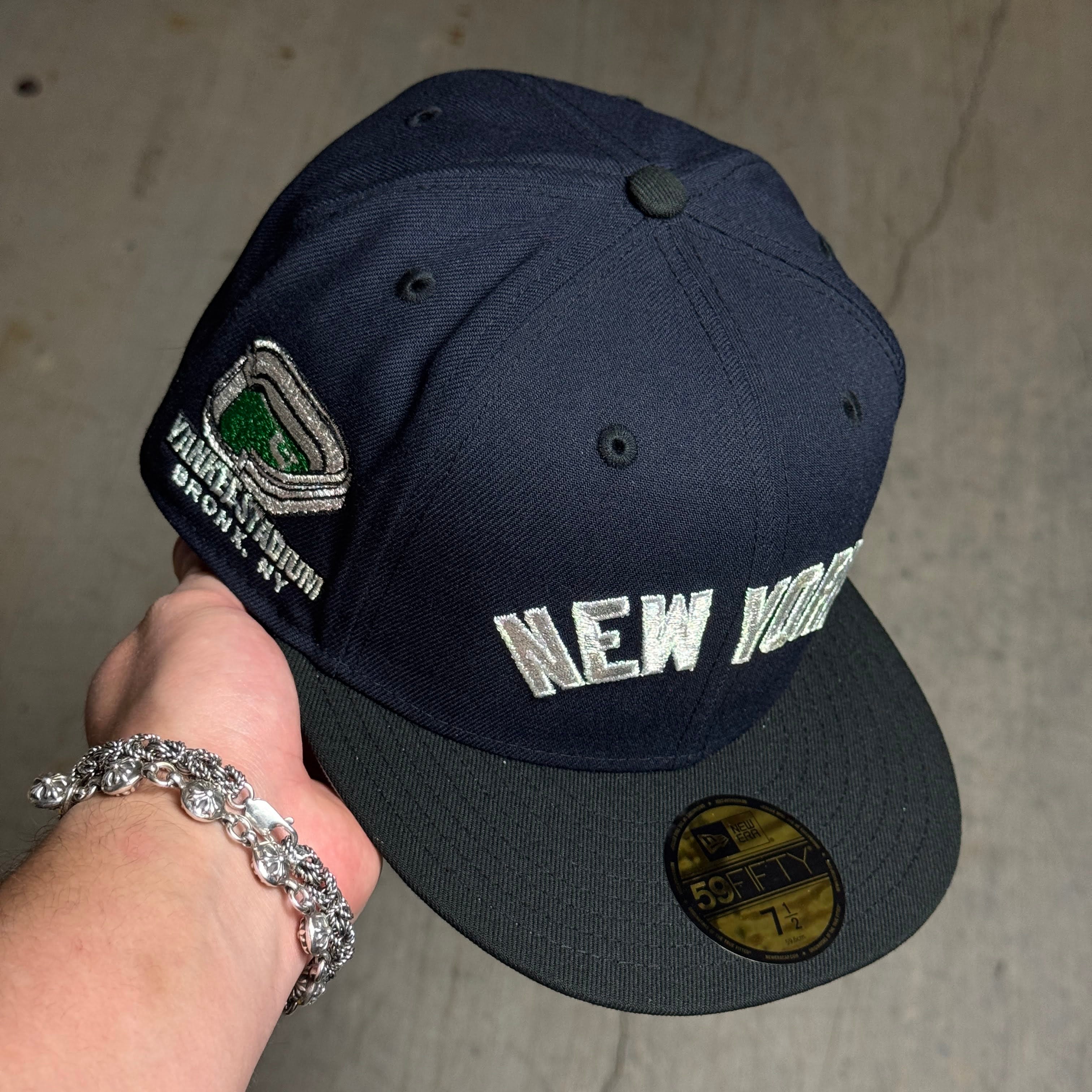 NWT 1/2 Navy New york Yankees Stadium 59fifty New Era Fitted Hat Cap