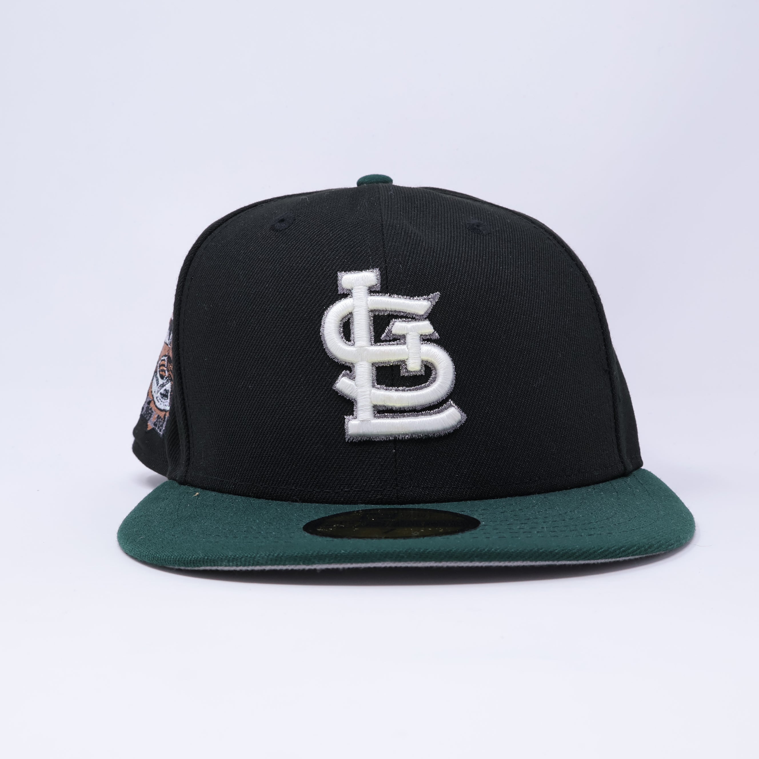 NWT 7 Black St. Louis Cardinals Bush Stadium 59fifty New Era Fitted Hat Cap