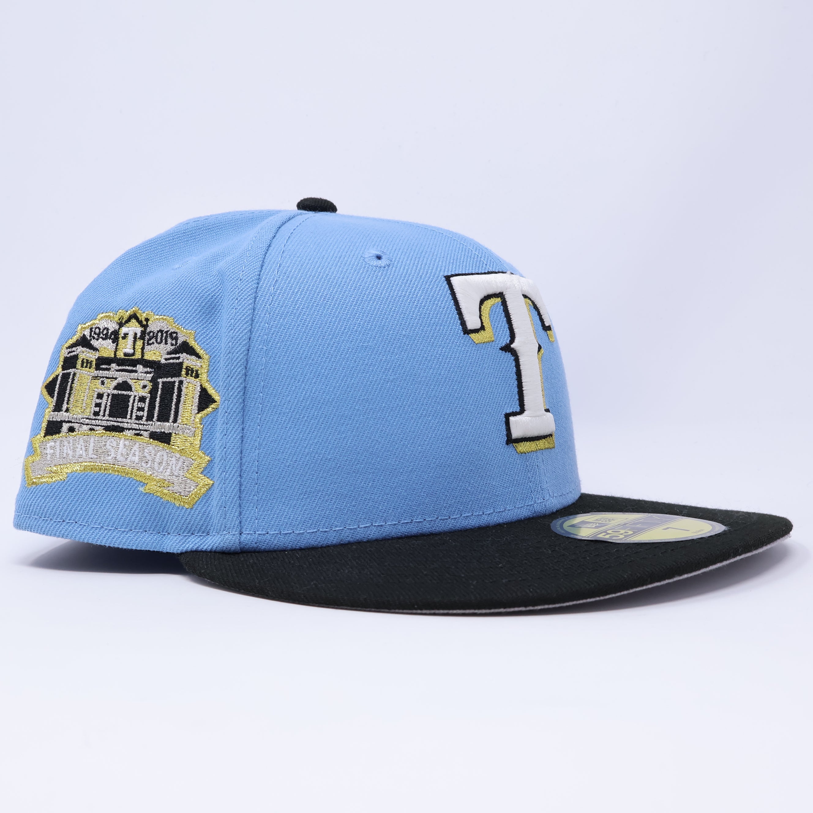 NWT 7 Blue Dallas Texas Rangers Final Season 59fifty New Era Fitted Hat Cap