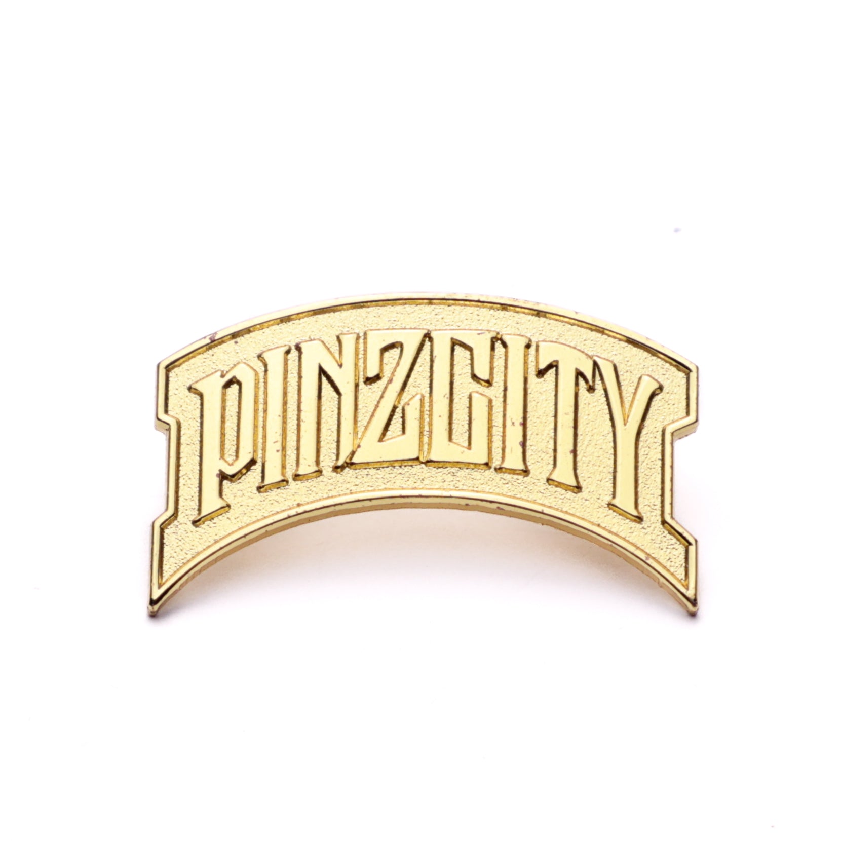 Gold PINZCITY Script Pin