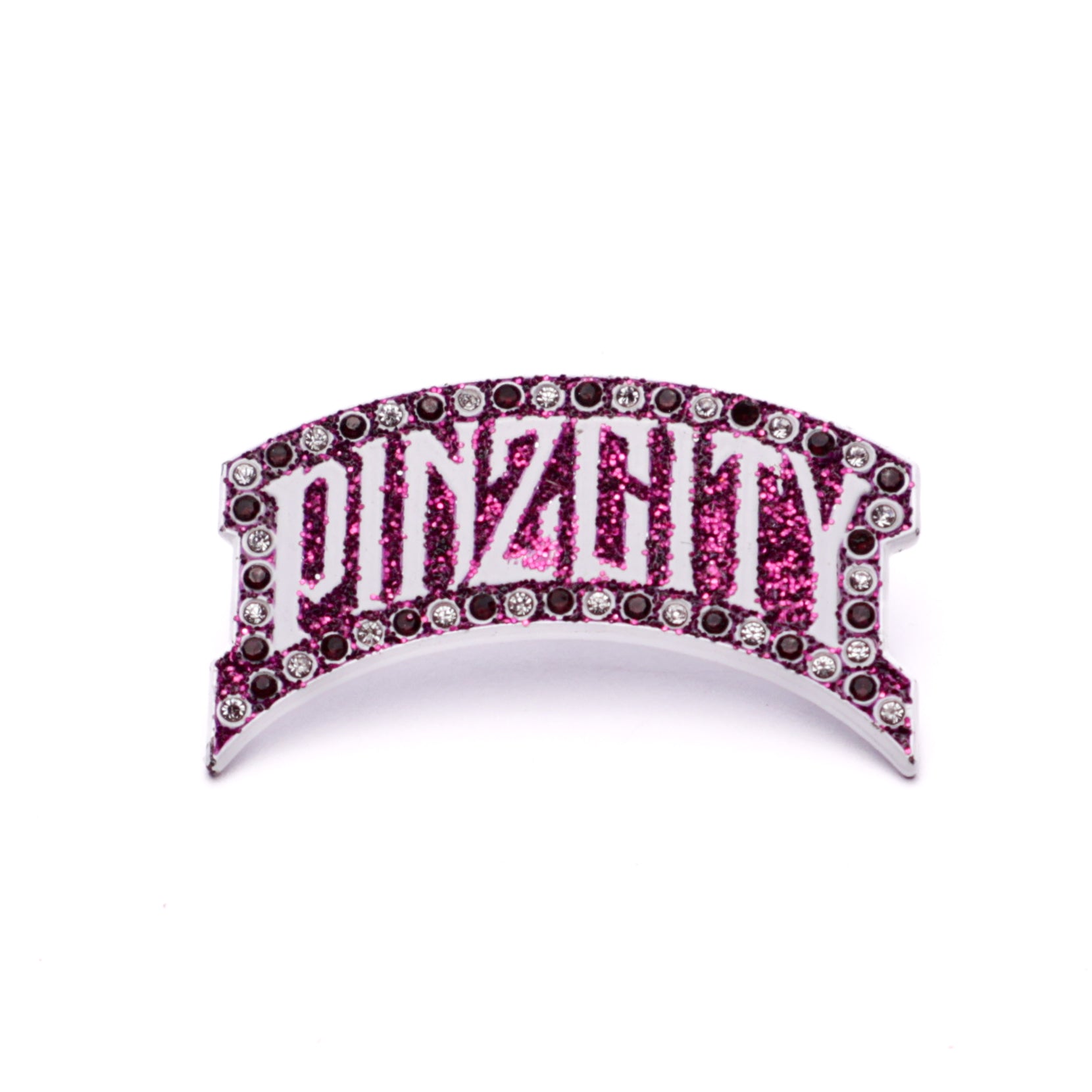 Purple PINZCITY Script Pin