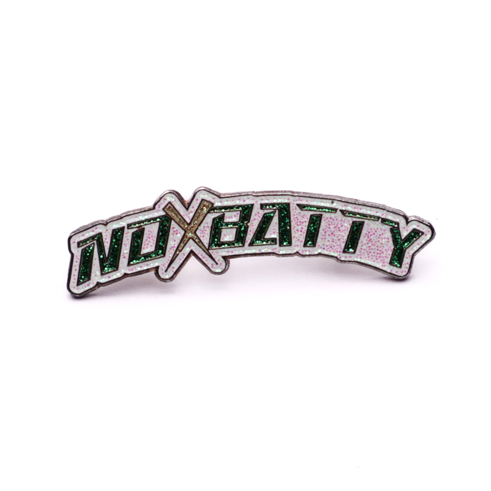 Various No X Batty Script Pin