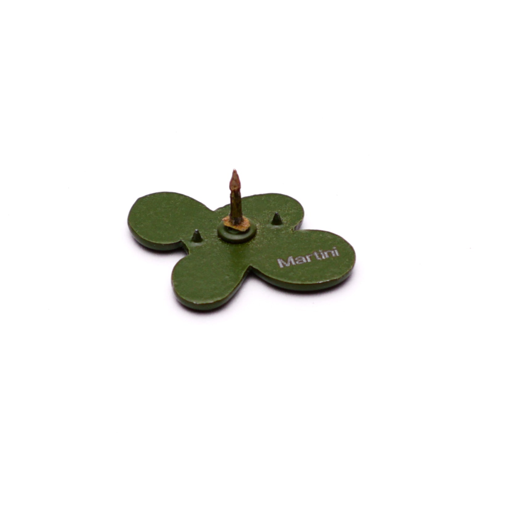 Green Pink Letter N Graphic Pin