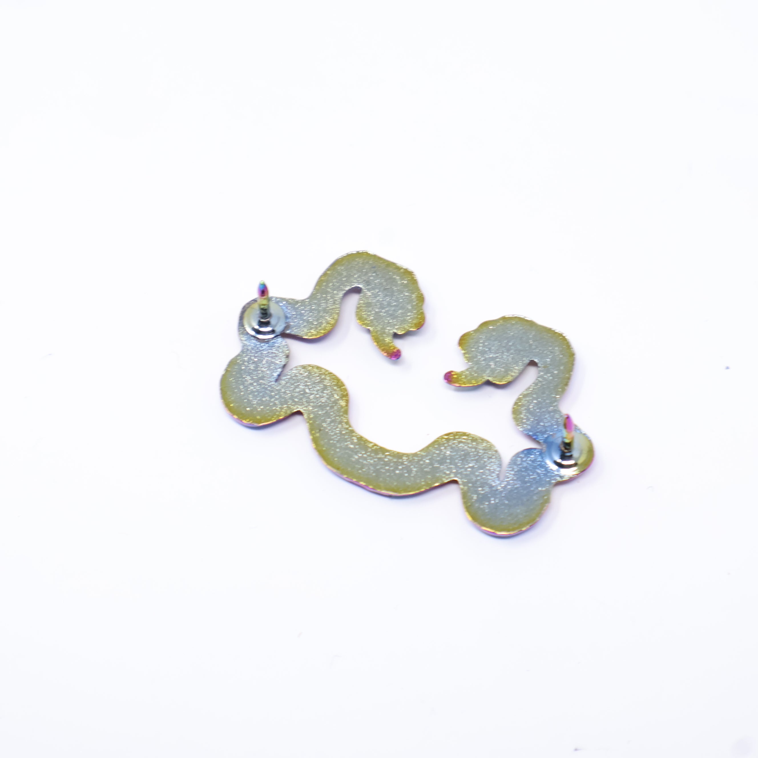 Iridescent Snake MLB Logo Pin