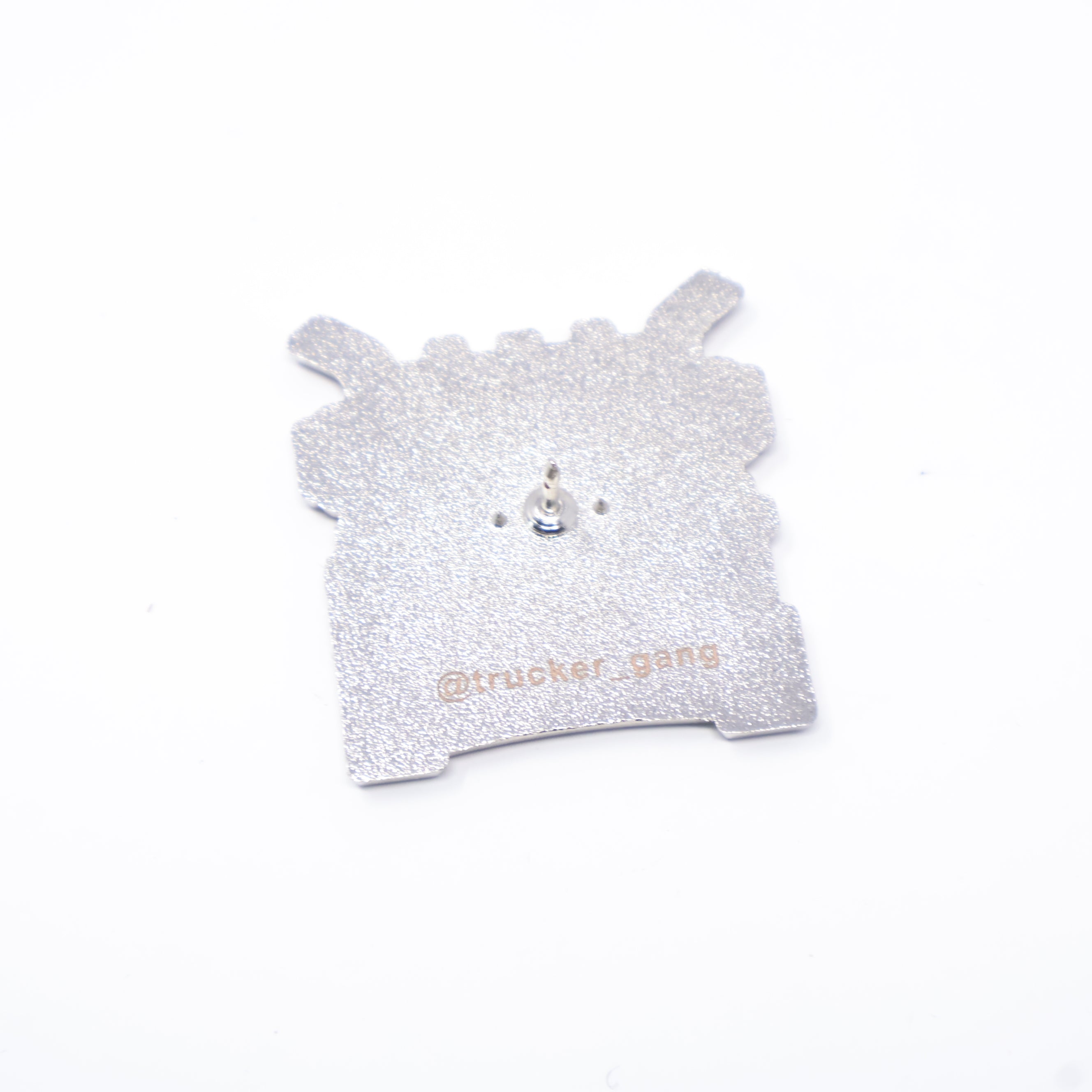 Trucker Gang Pink & Black Graphic Pin