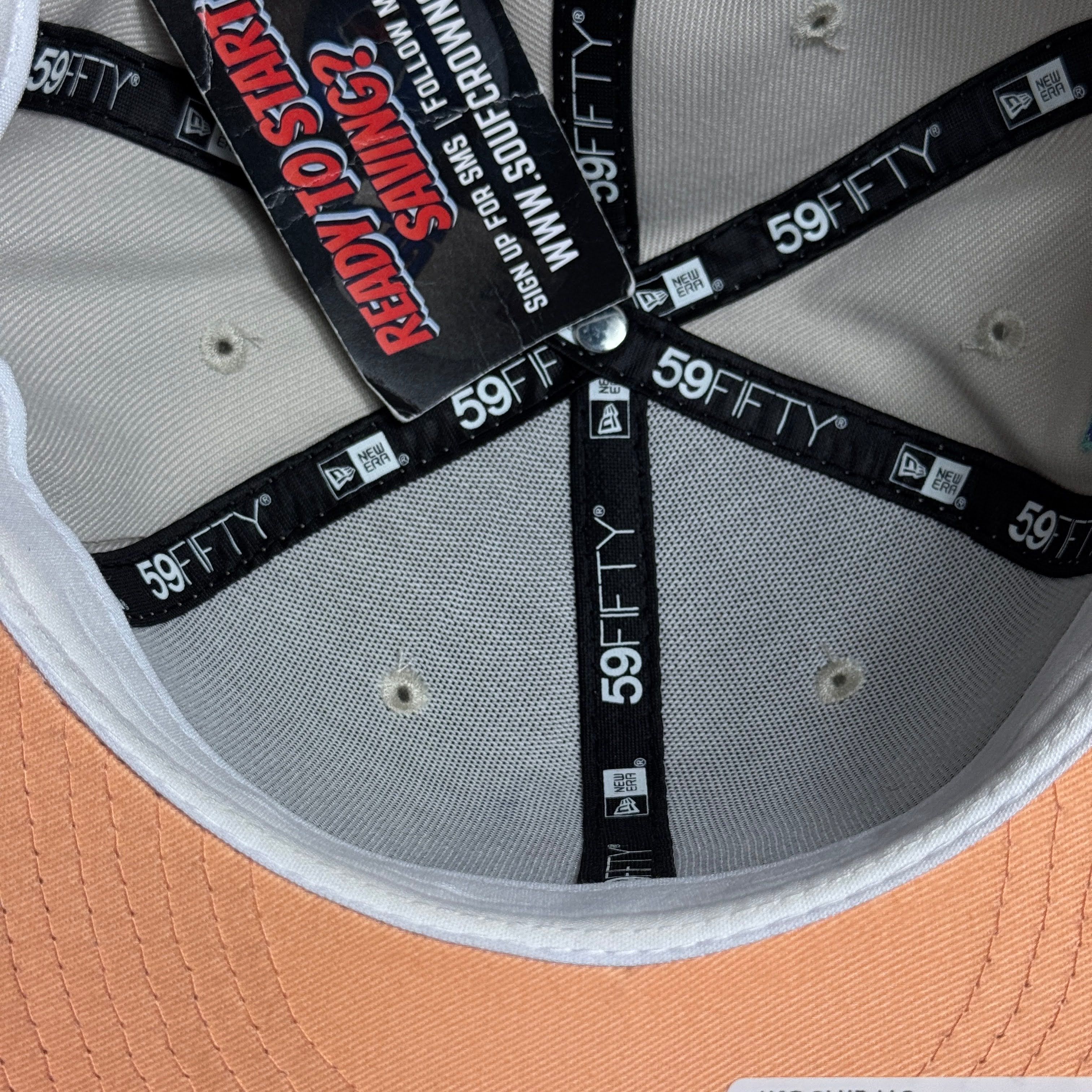 NWT 3/8 Stone Houston Astros 50th Anniversary 59fifty New Era Fitted Hat Cap