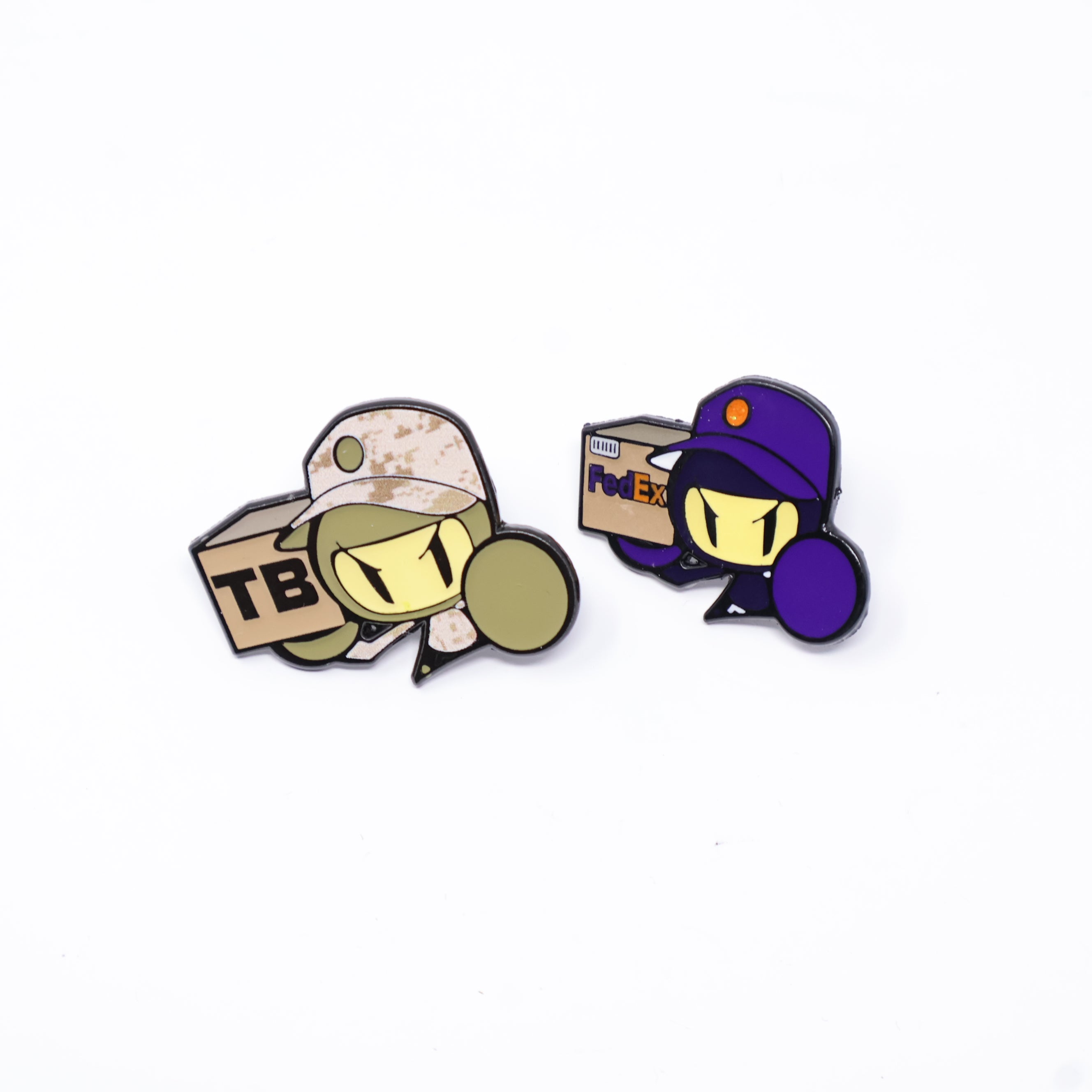 TurboBrims Character Graphic Pin