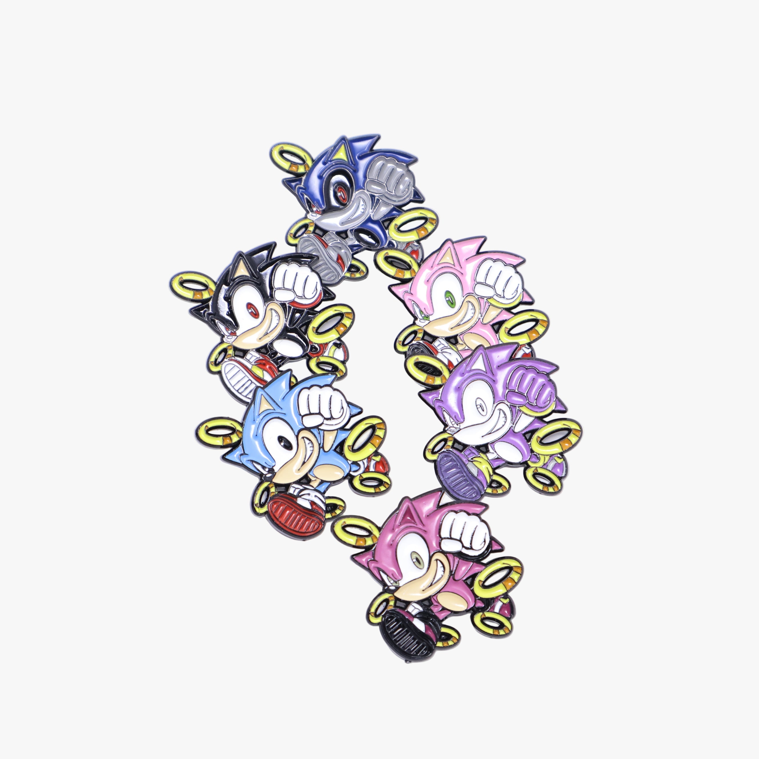Sonic Various Graphic Pins