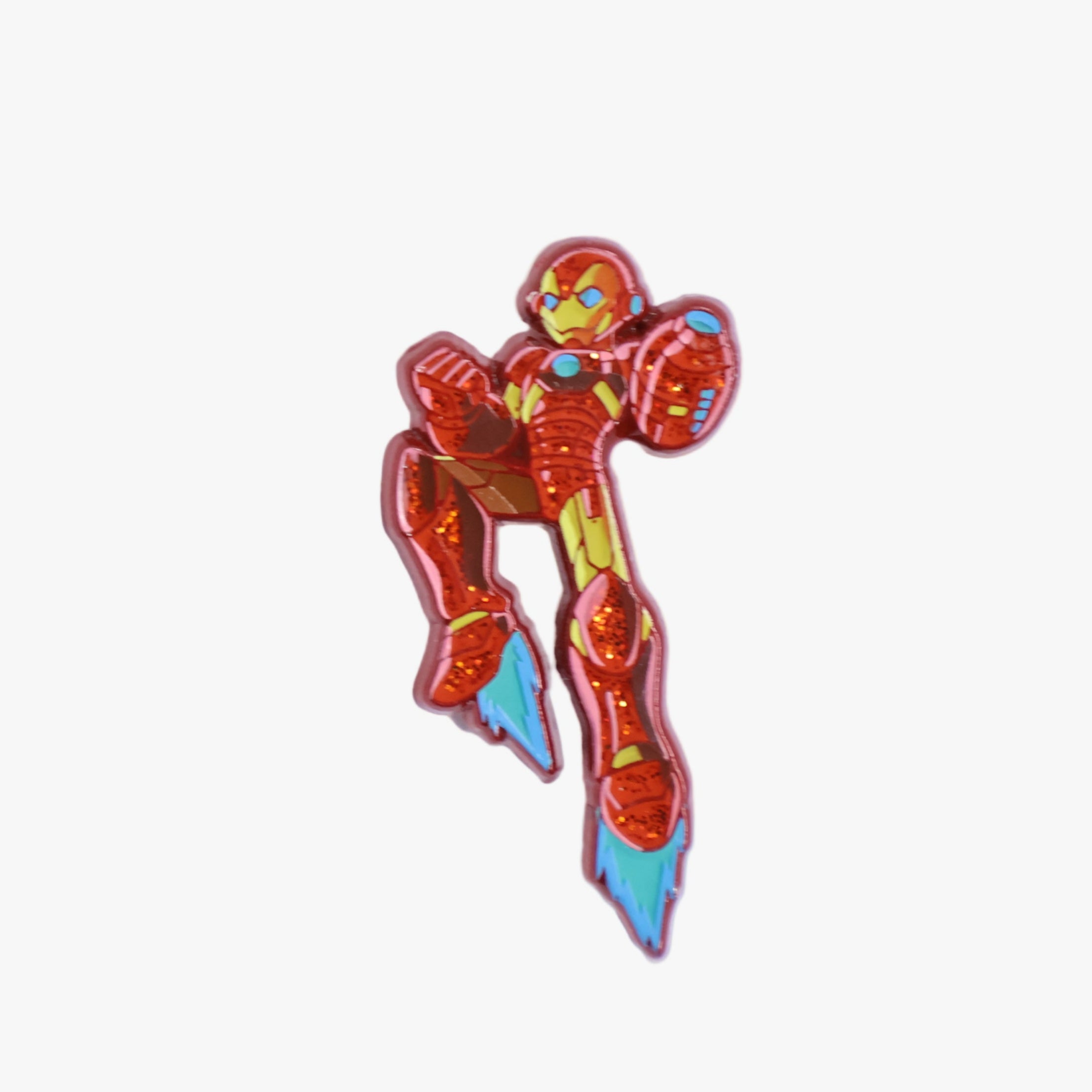 Ironman Graphic Pin